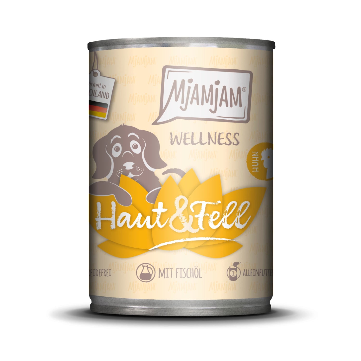 MjAMjAM Wellness Haut &amp; Fell Huhn - Hunde Nassfutter