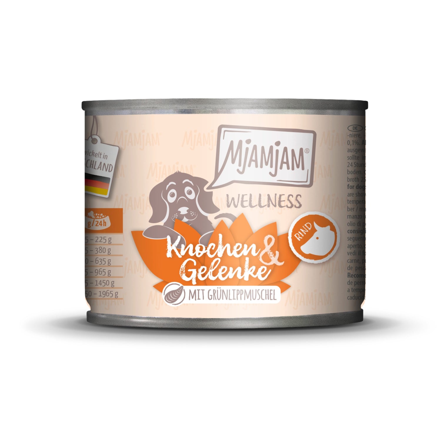 MjAMjAM Wellness Knochen &amp; Gelenke Rind - Hunde Nassfutter