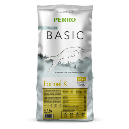 Perro Basic Formel K - Hunde Trockenfutter kaltgepresst - Woofshack