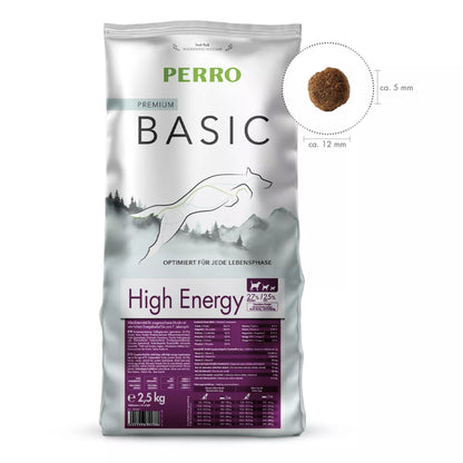 Perro Basic High Energy - Hunde Trockenfutter - Woofshack