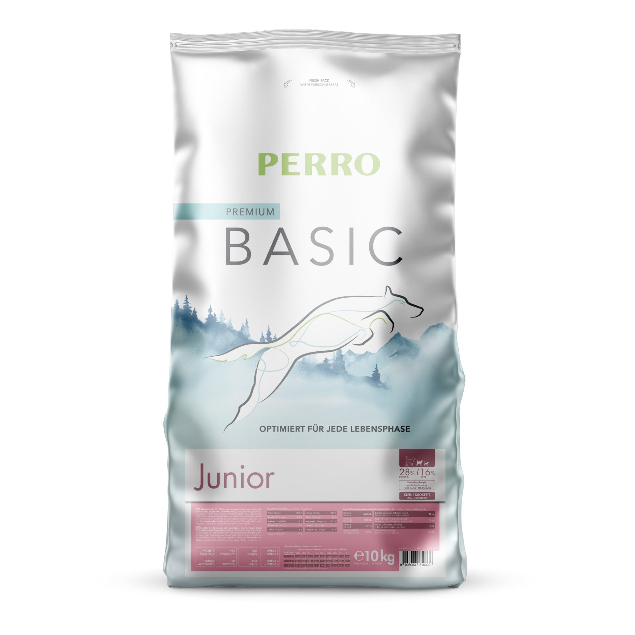 Perro Basic Junior - Hunde Trockenfutter - Woofshack