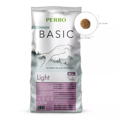 Perro Basic Light - Hunde Trockenfutter - Woofshack