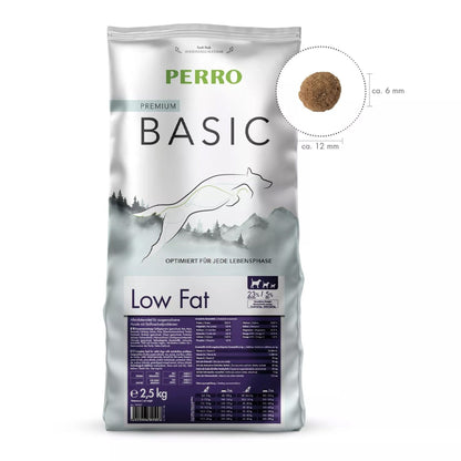 Perro Basic Low Fat - Hunde Trockenfutter - Woofshack