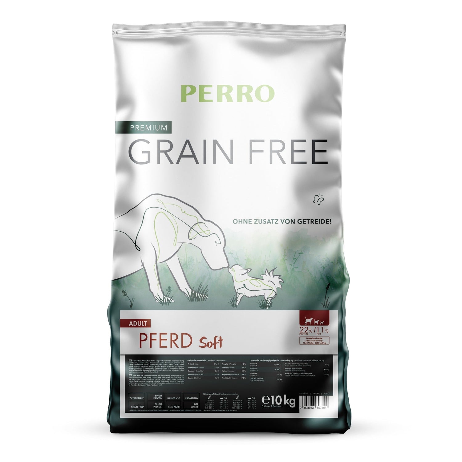 Perro Grain Free Adult Pferd Soft - Hunde Trockenfutter - Woofshack