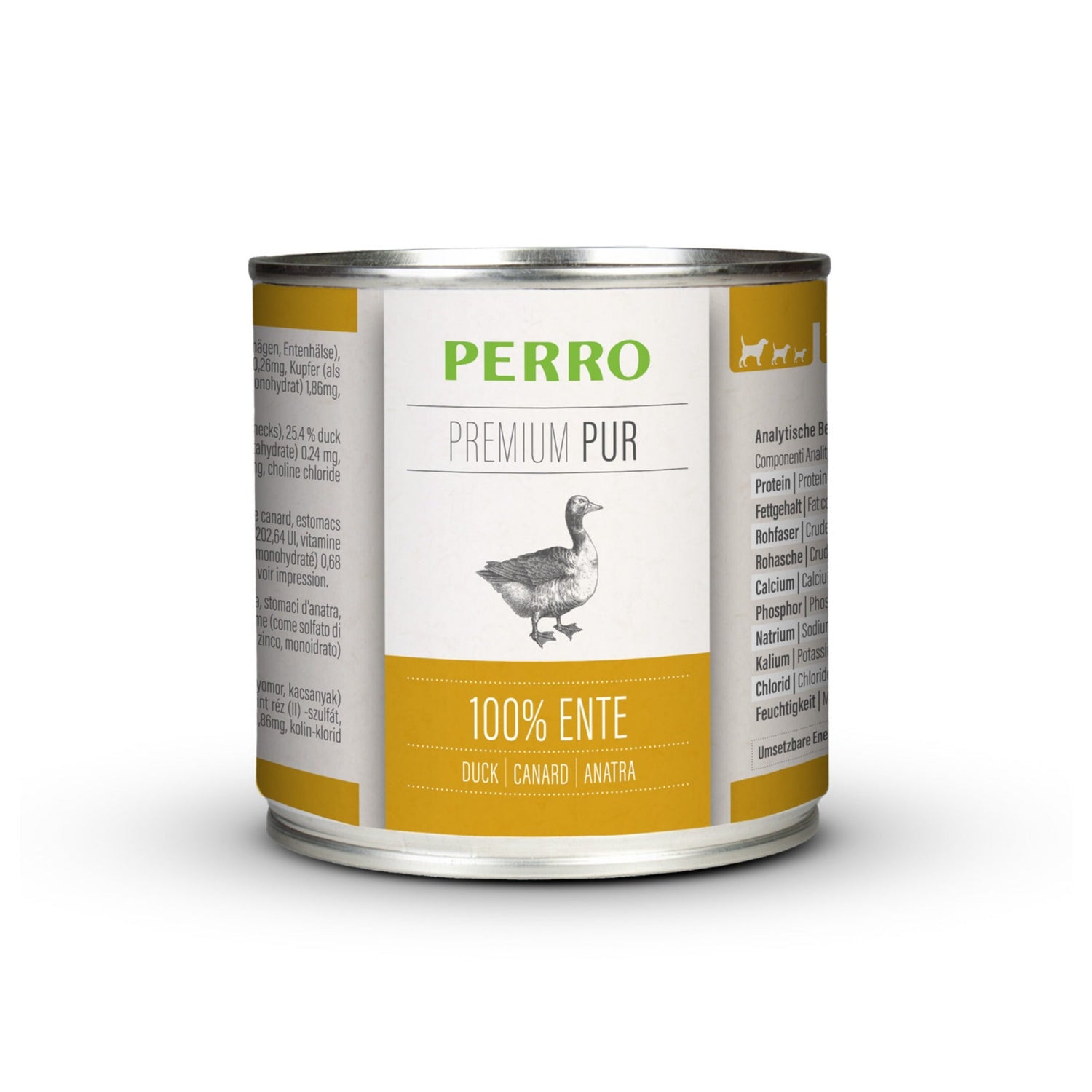 Perro Premium Pur Ente - Hunde Nassfutter - Woofshack