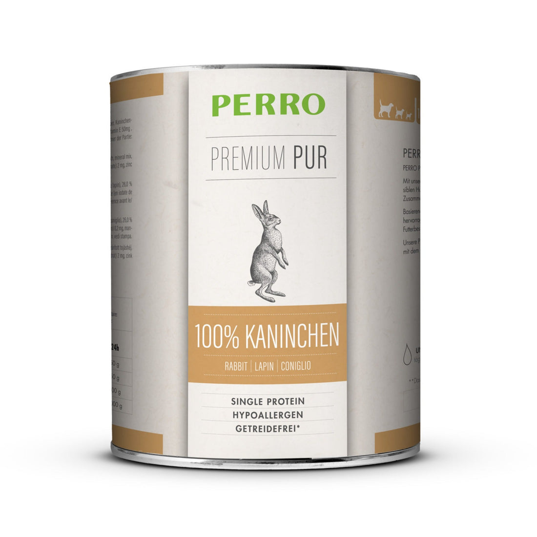 Perro Premium Pur Kaninchen - Hunde Nassfutter - Woofshack