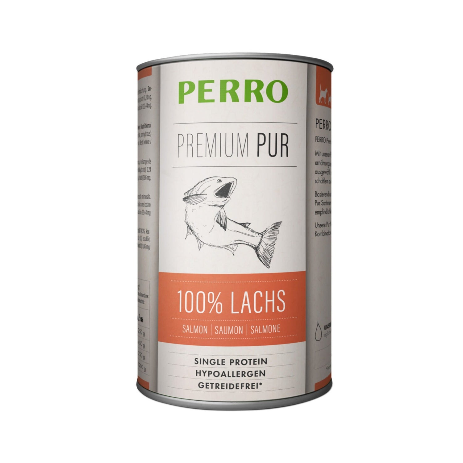 Perro Premium Pur Lachs - Hunde Nassfutter - Woofshack