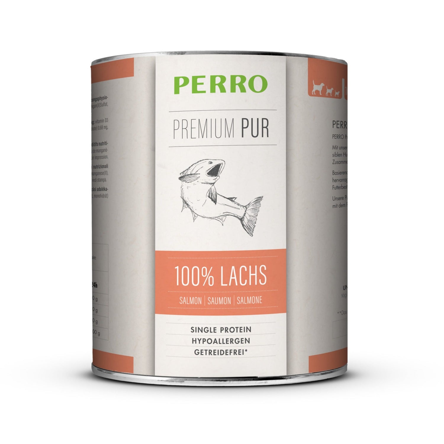 Perro Premium Pur Lachs - Hunde Nassfutter - Woofshack