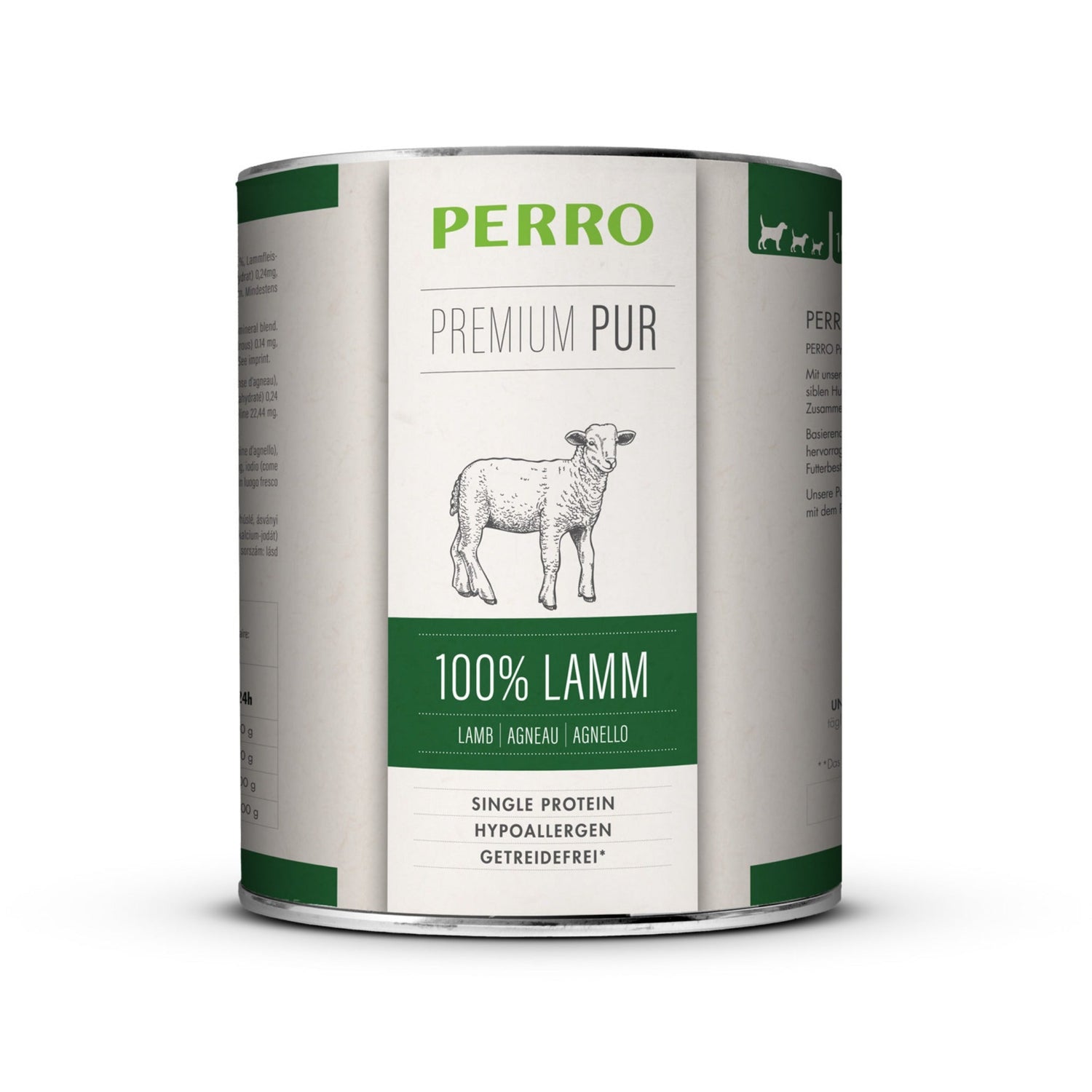 Perro Premium Pur Lamm - Hunde Nassfutter - Woofshack