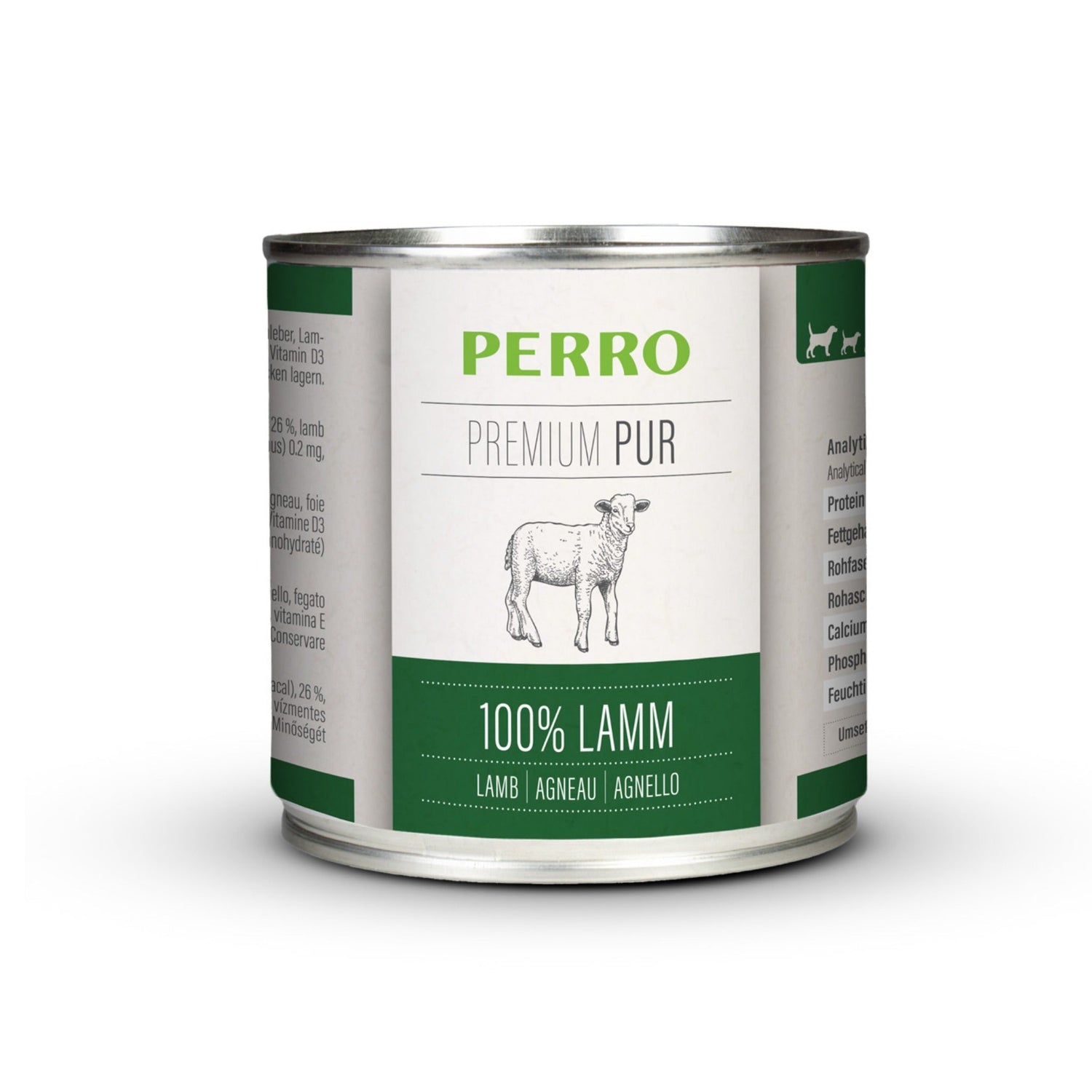 Perro Premium Pur Lamm - Hunde Nassfutter - Woofshack