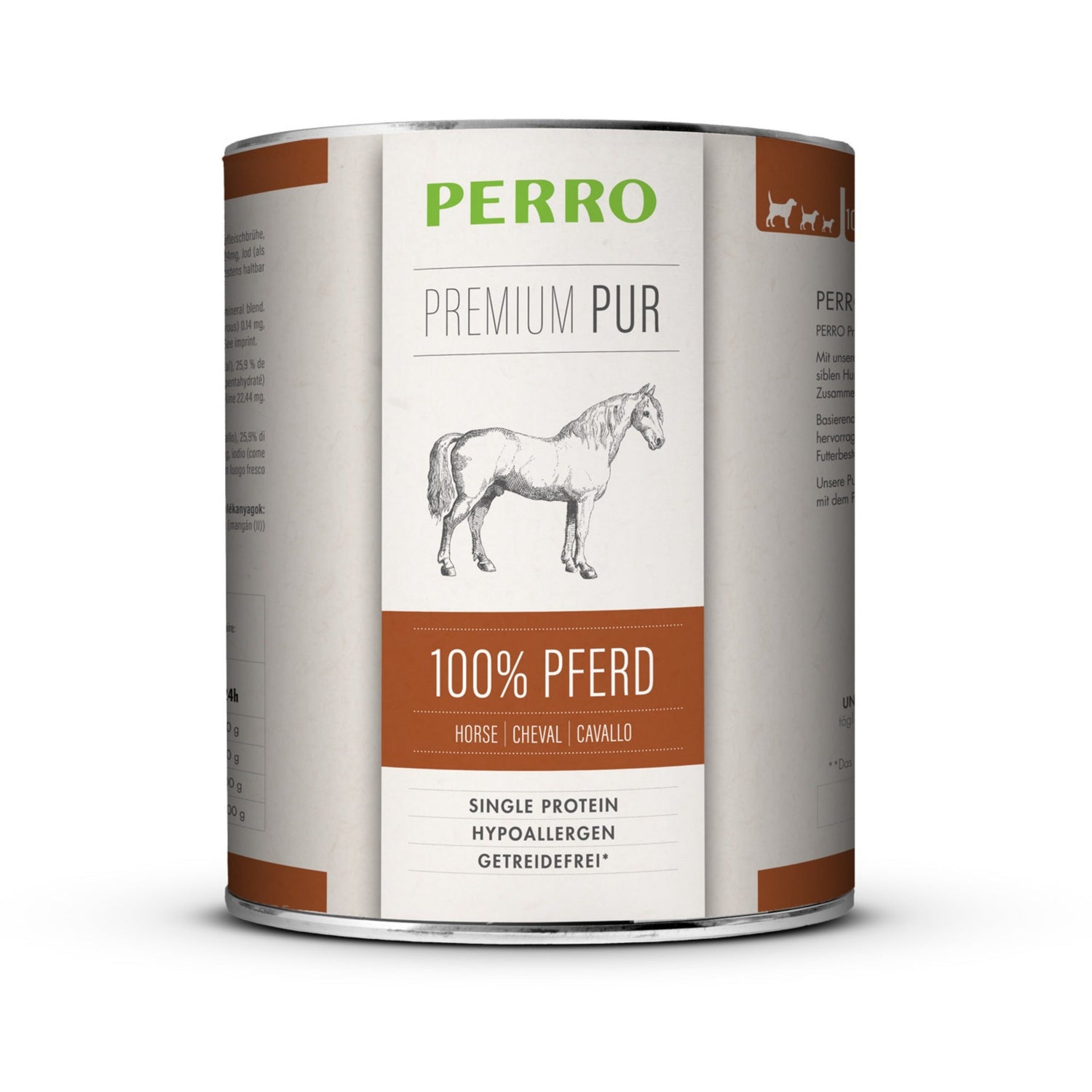 Perro Premium Pur Pferd - Hunde Nassfutter - Woofshack
