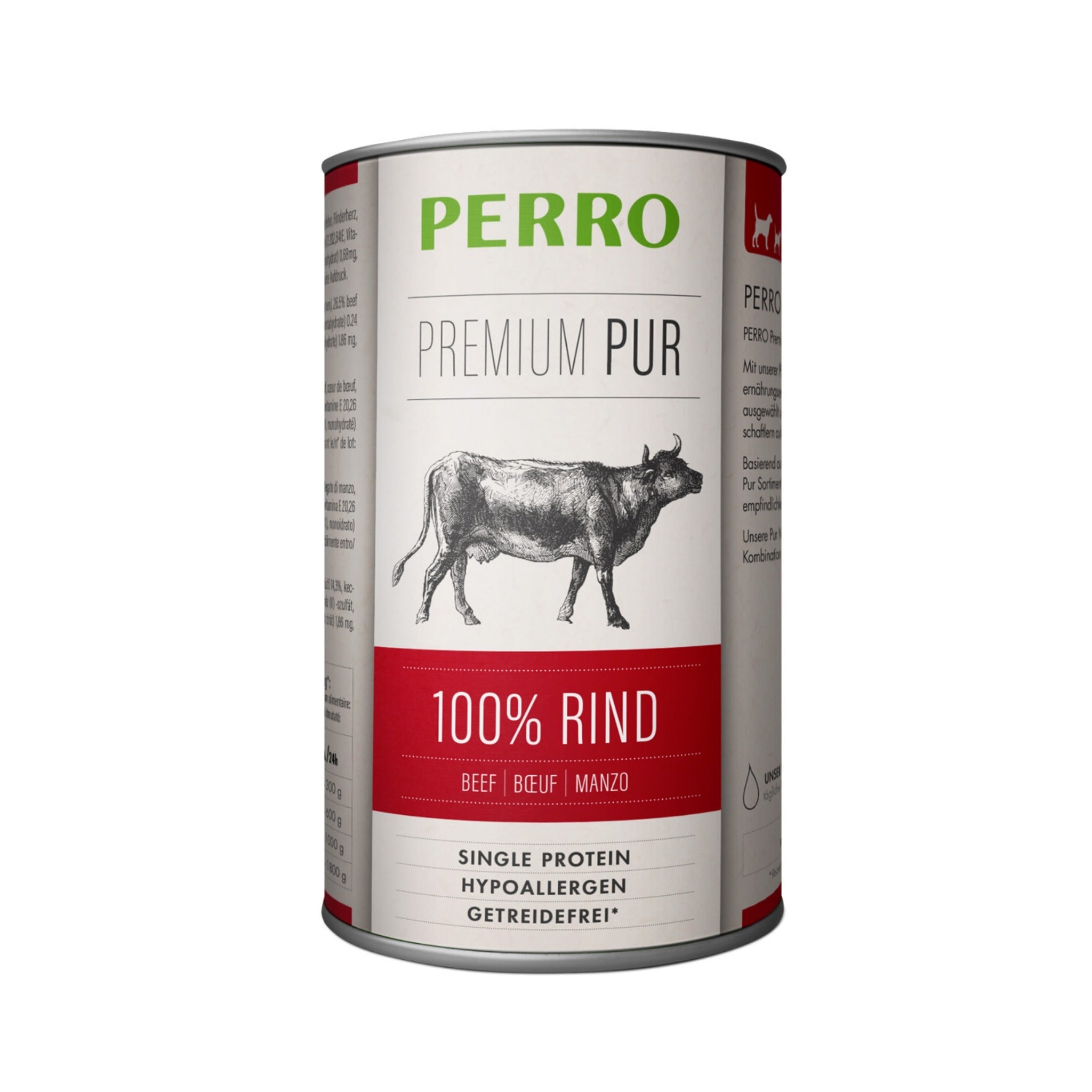 Perro Premium Pur Rind - Hunde Nassfutter - Woofshack