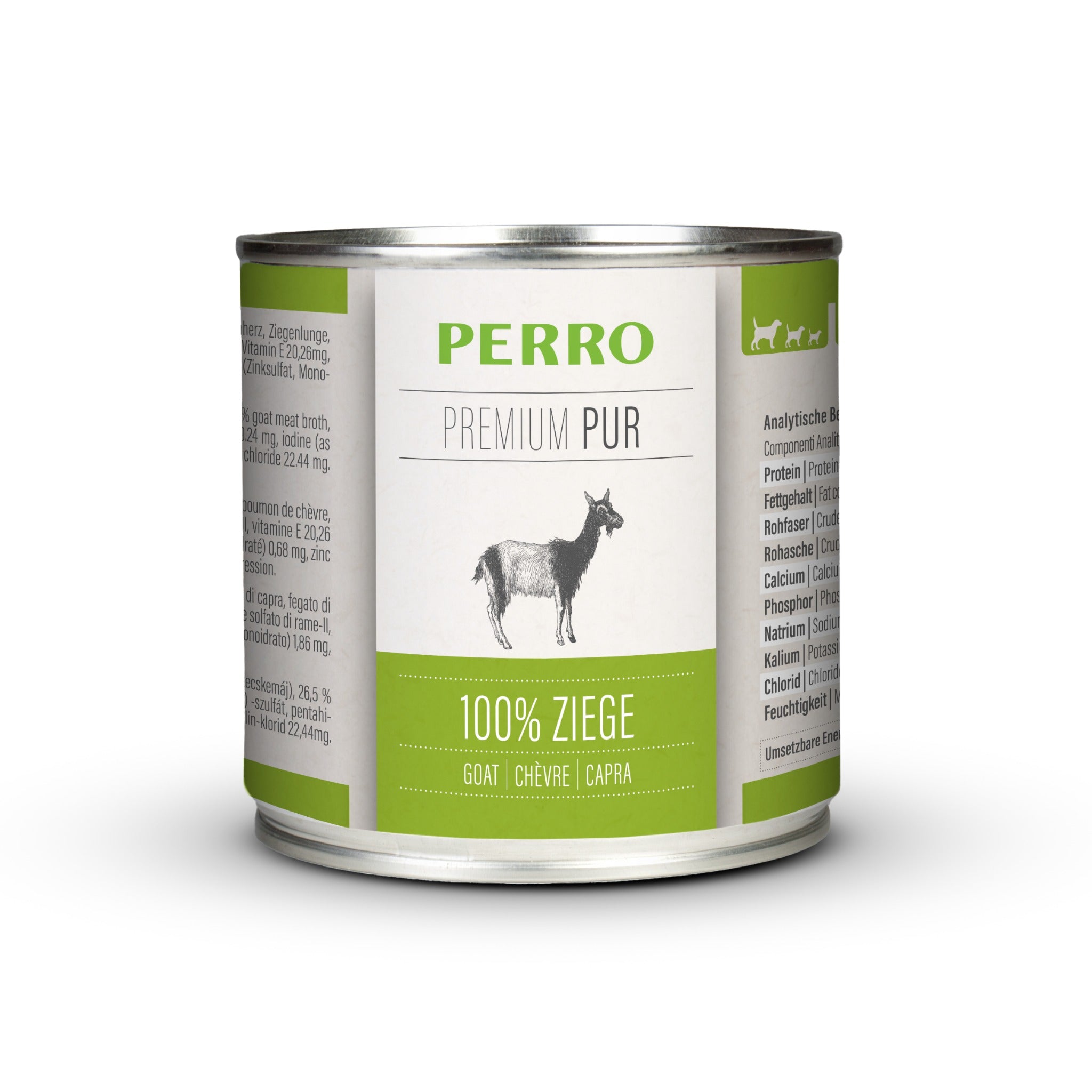 Perro Premium Pur Ziege - Hunde Nassfutter - Woofshack