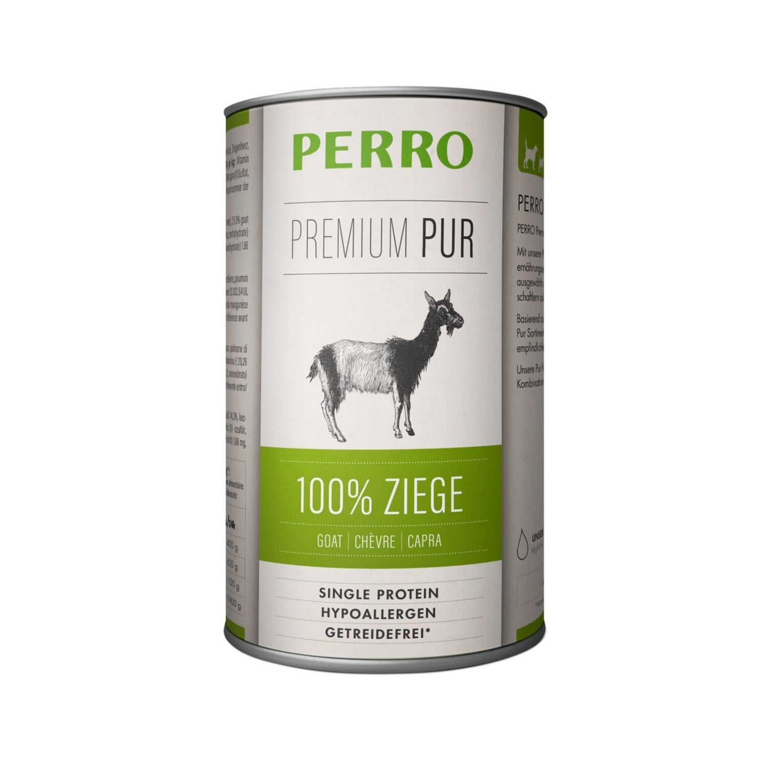 Perro Premium Pur Ziege - Hunde Nassfutter - Woofshack
