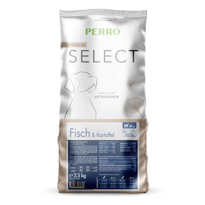 Perro Select Grainfree Fisch &amp; Kartoffel - Hunde Trockenfutter - Woofshack