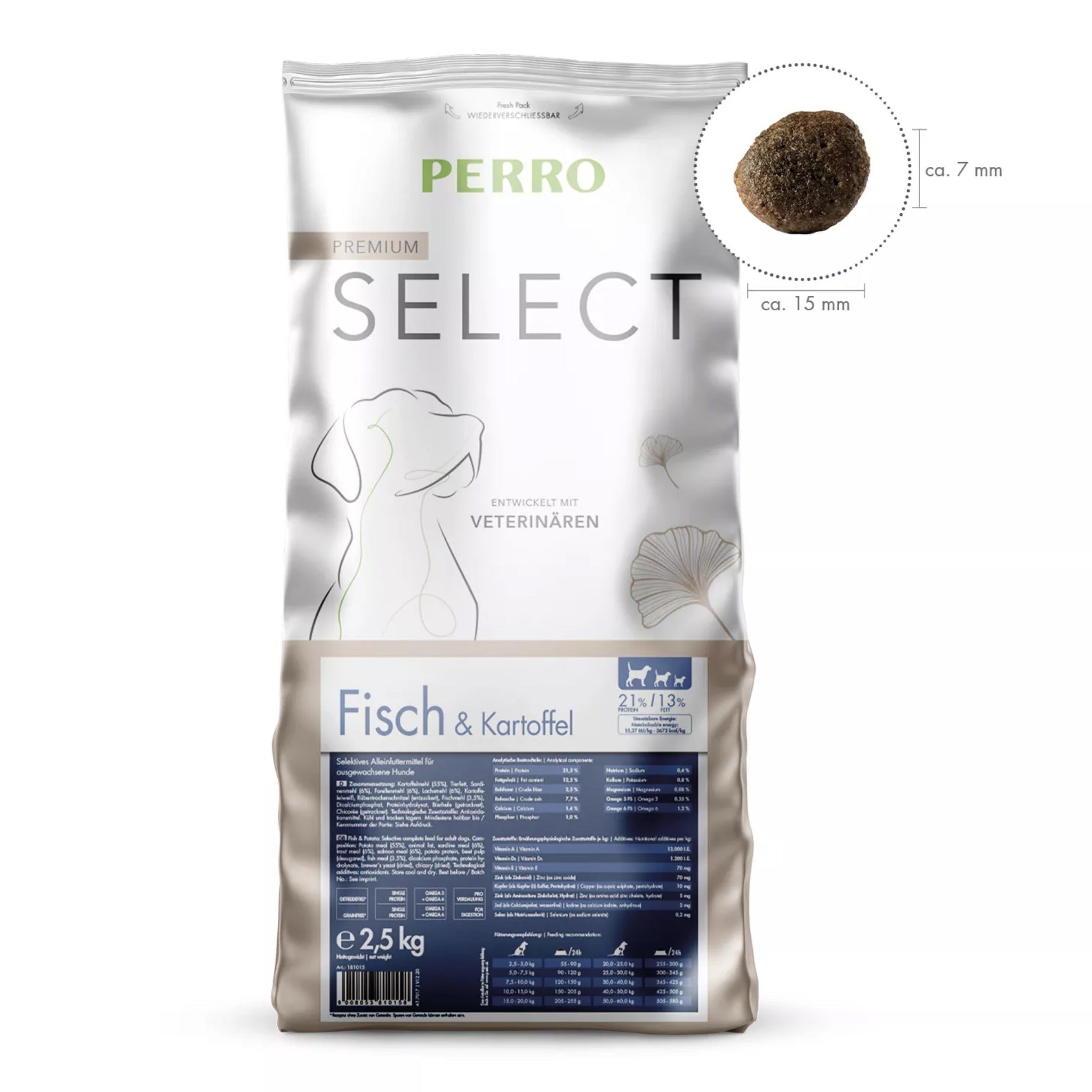 Perro Select Grainfree Fisch &amp; Kartoffel - Hunde Trockenfutter - Woofshack