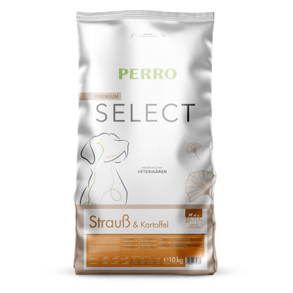 Perro Select Grainfree Strauß &amp; Kartoffel - Hunde Trockenfutter - Woofshack