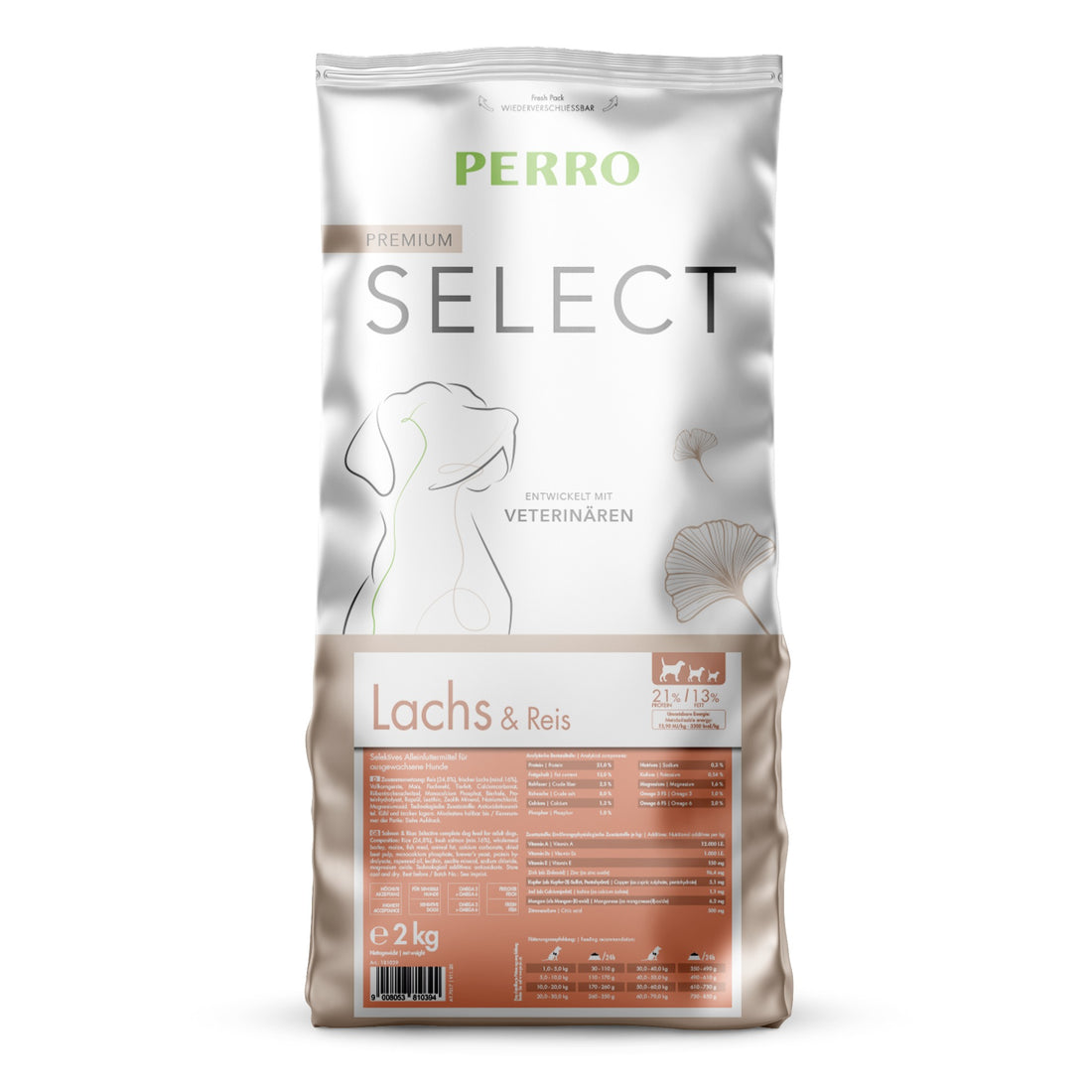 Perro Select Lachs &amp; Reis - Hunde Trockenfutter