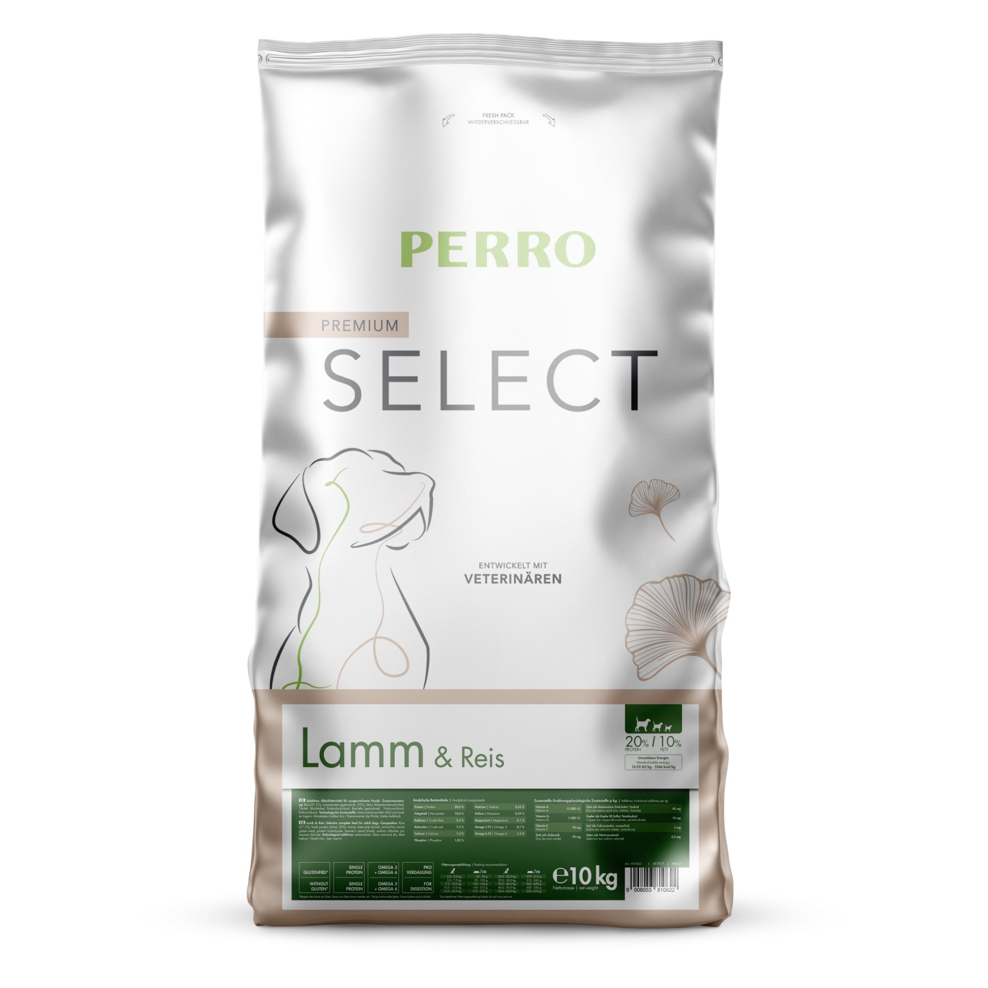 Perro Select Lamm &amp; Reis - Hunde Trockenfutter - Woofshack