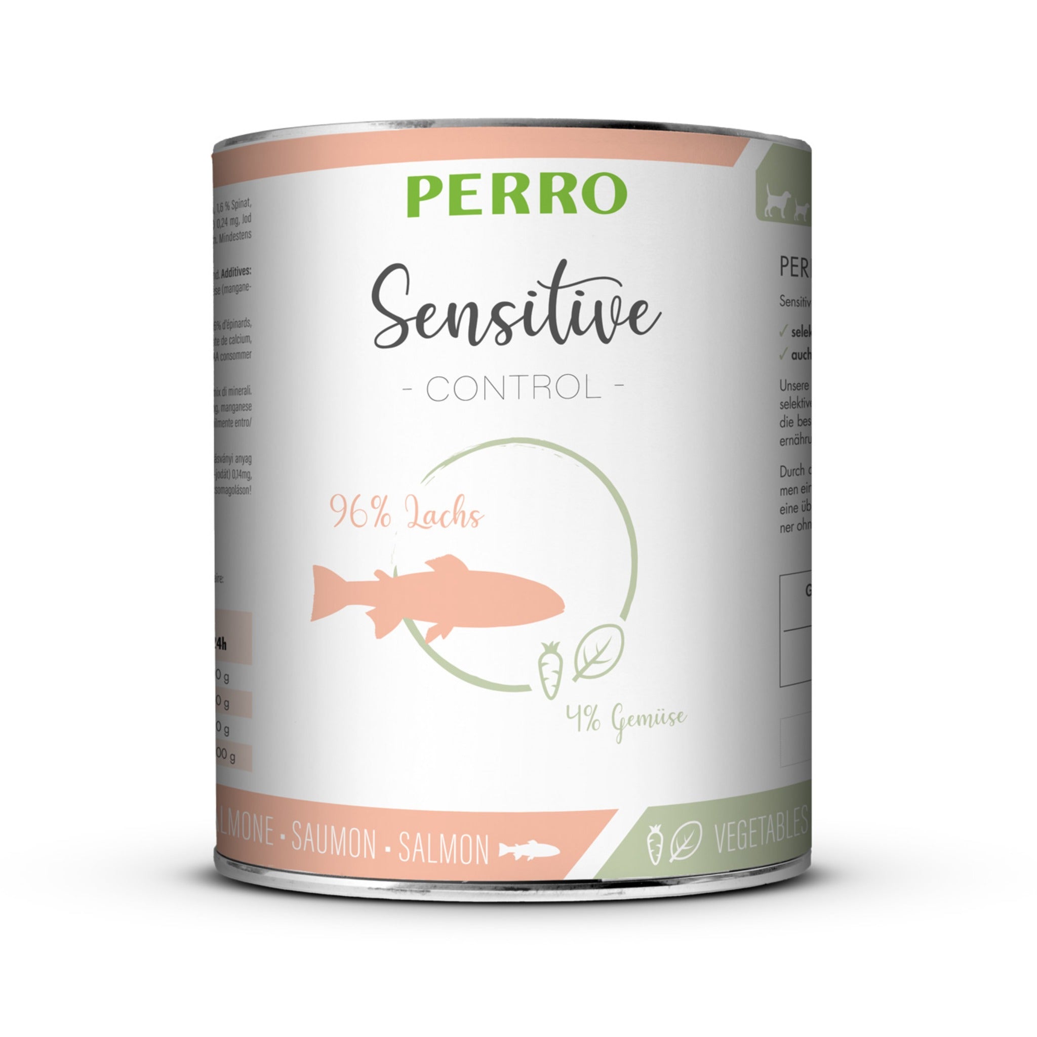 Perro Sensitive Control Lachs &amp; Gemüse - Hunde Nassfutter - Woofshack