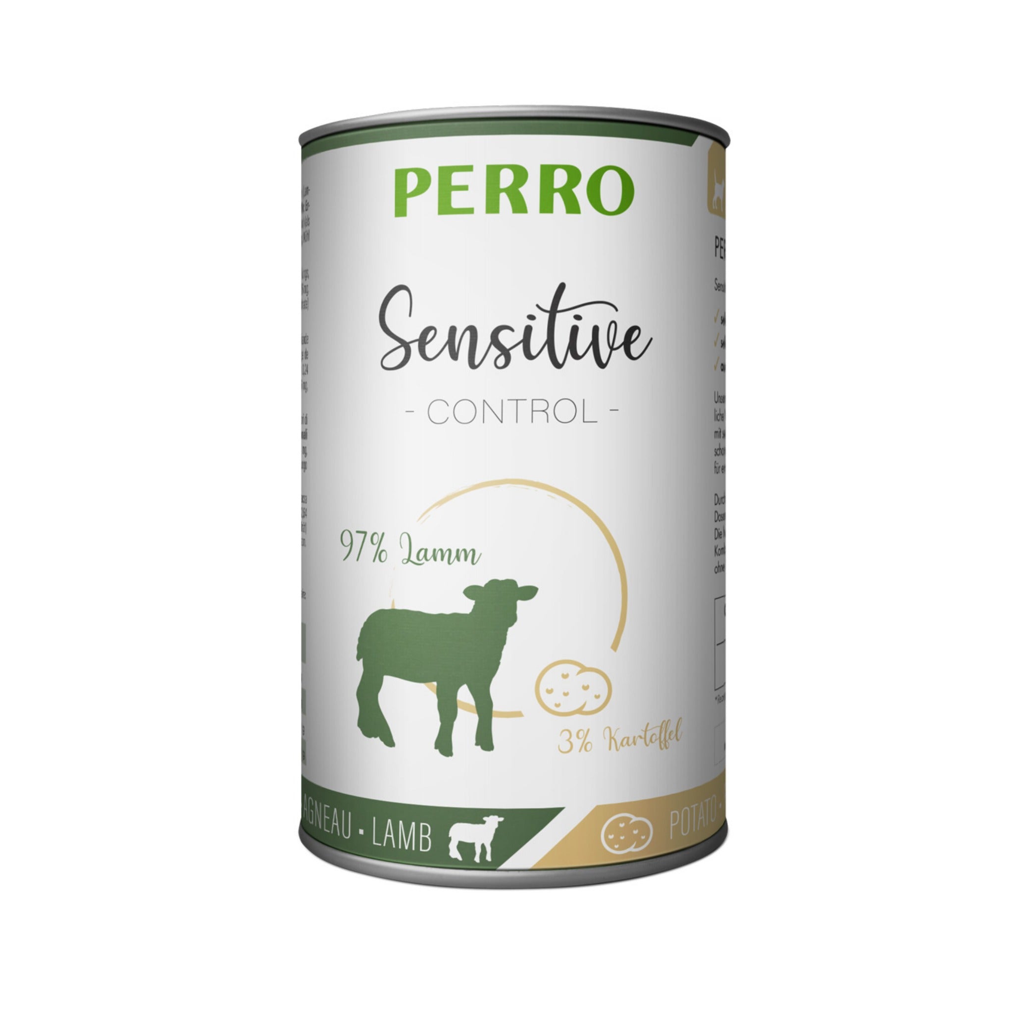 Perro Sensitive Control Lamm &amp; Kartoffeln - Hunde Nassfutter - Woofshack