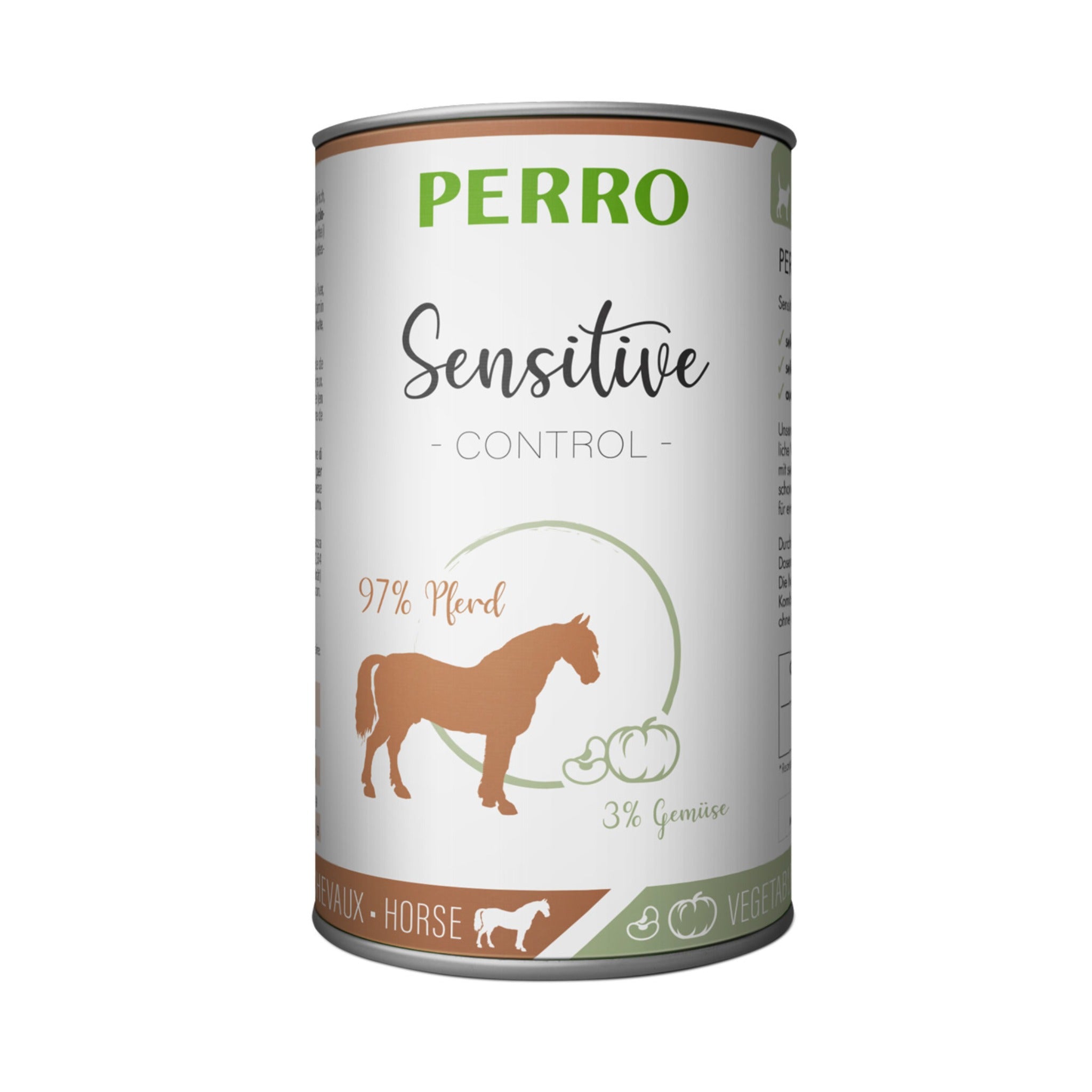 Perro Sensitive Control Pferd &amp; Gemüse - Hunde Nassfutter - Woofshack