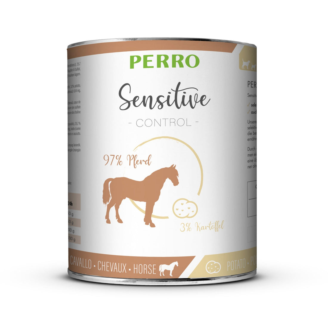 Perro Sensitive Control Pferd &amp; Kartoffel - Hunde Nassfutter - Woofshack