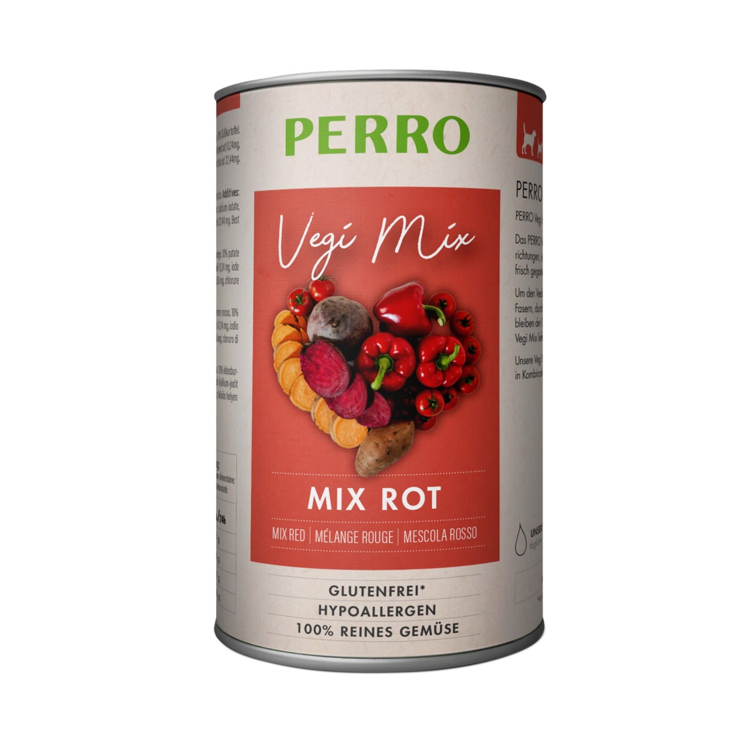 Perro Vegi Mix Rot - 100% Gemüse - Woofshack