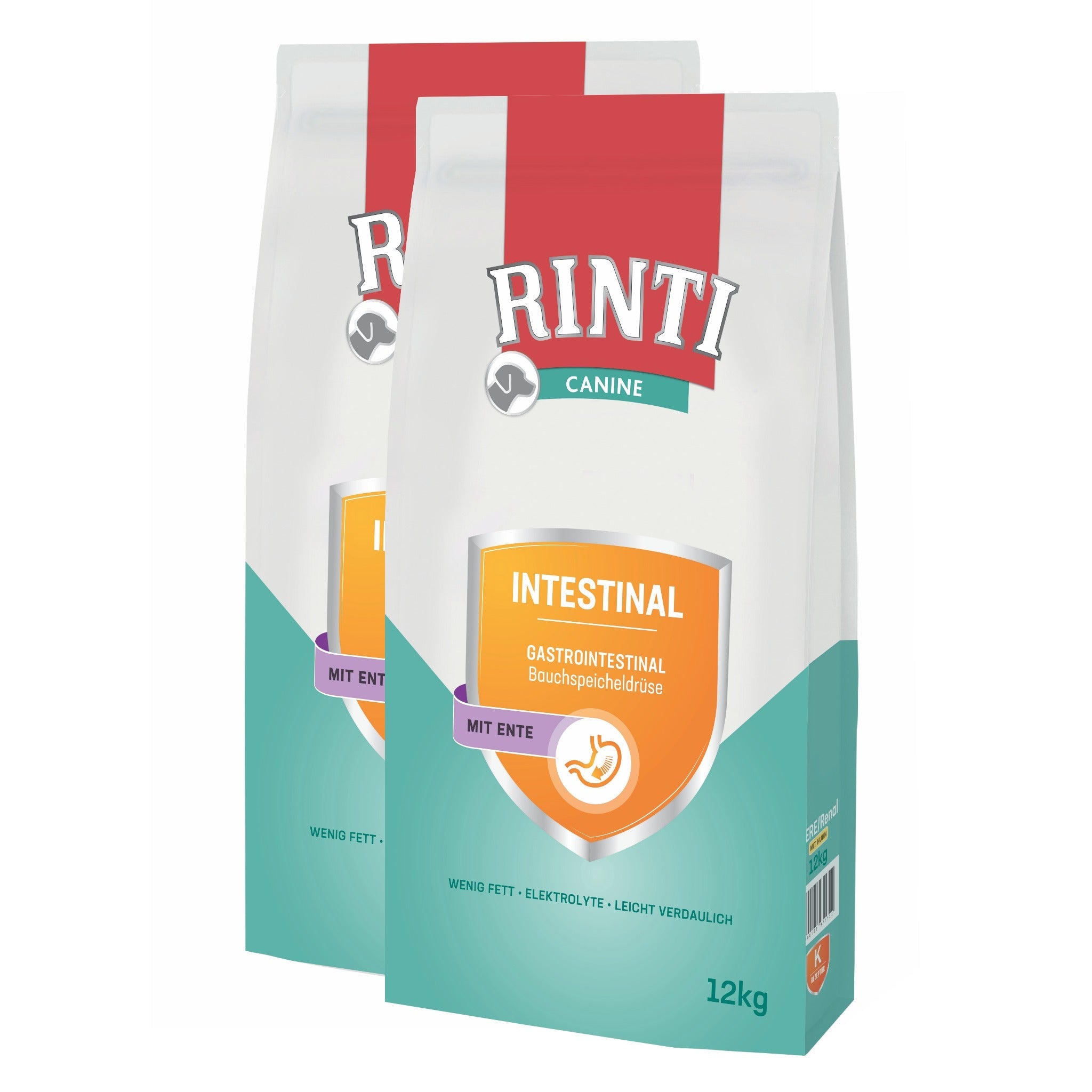 RINTI Canine Intestinal Ente - Hunde Trockenfutter - Woofshack