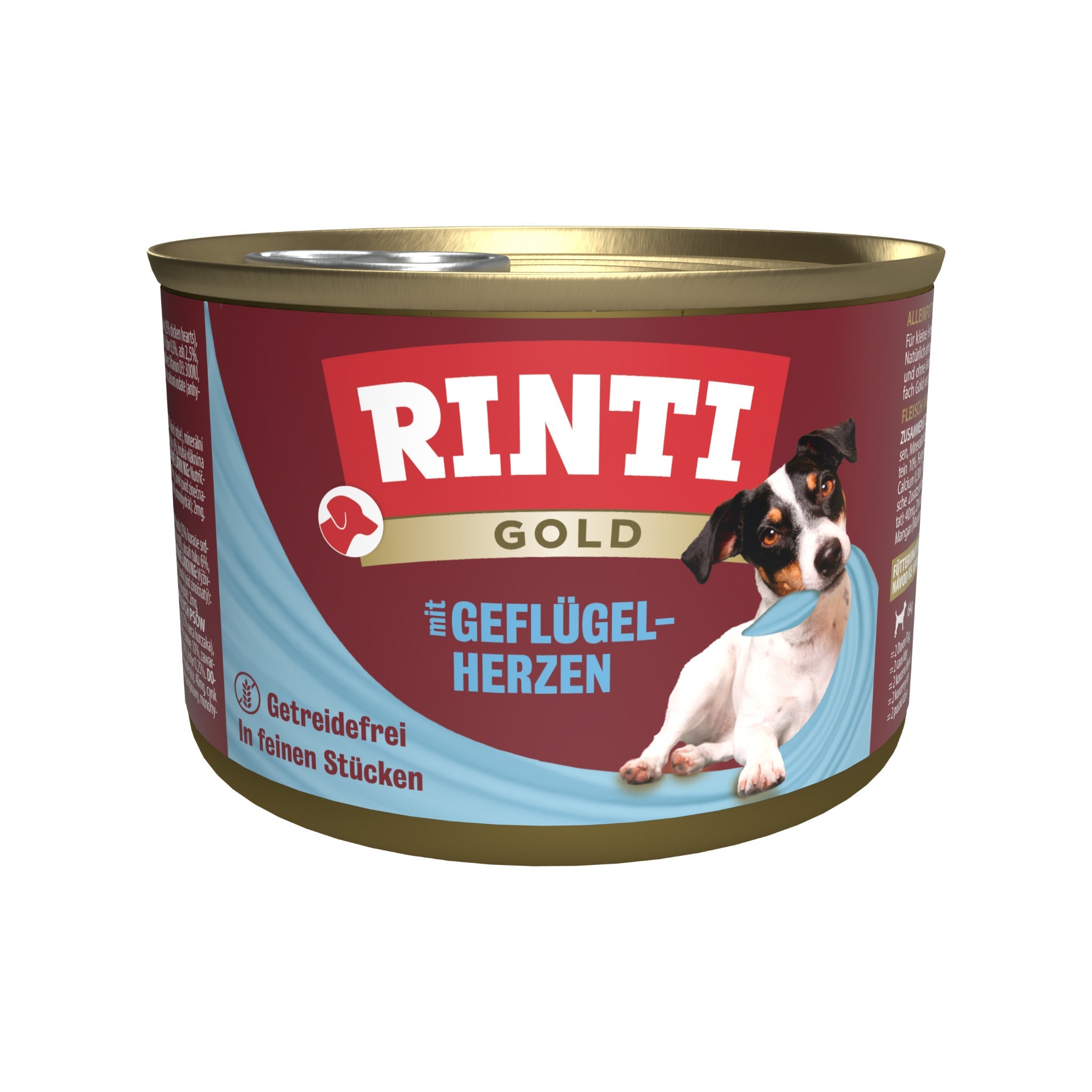 RINTI Gold Geflügelherzen - Hunde Nassfutter - Woofshack