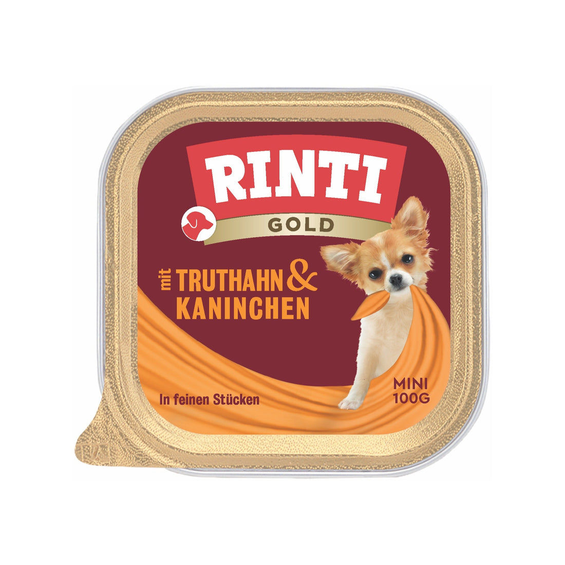 RINTI Gold mini Truthahn &amp; Kaninchen - Hunde Nassfutter - Woofshack