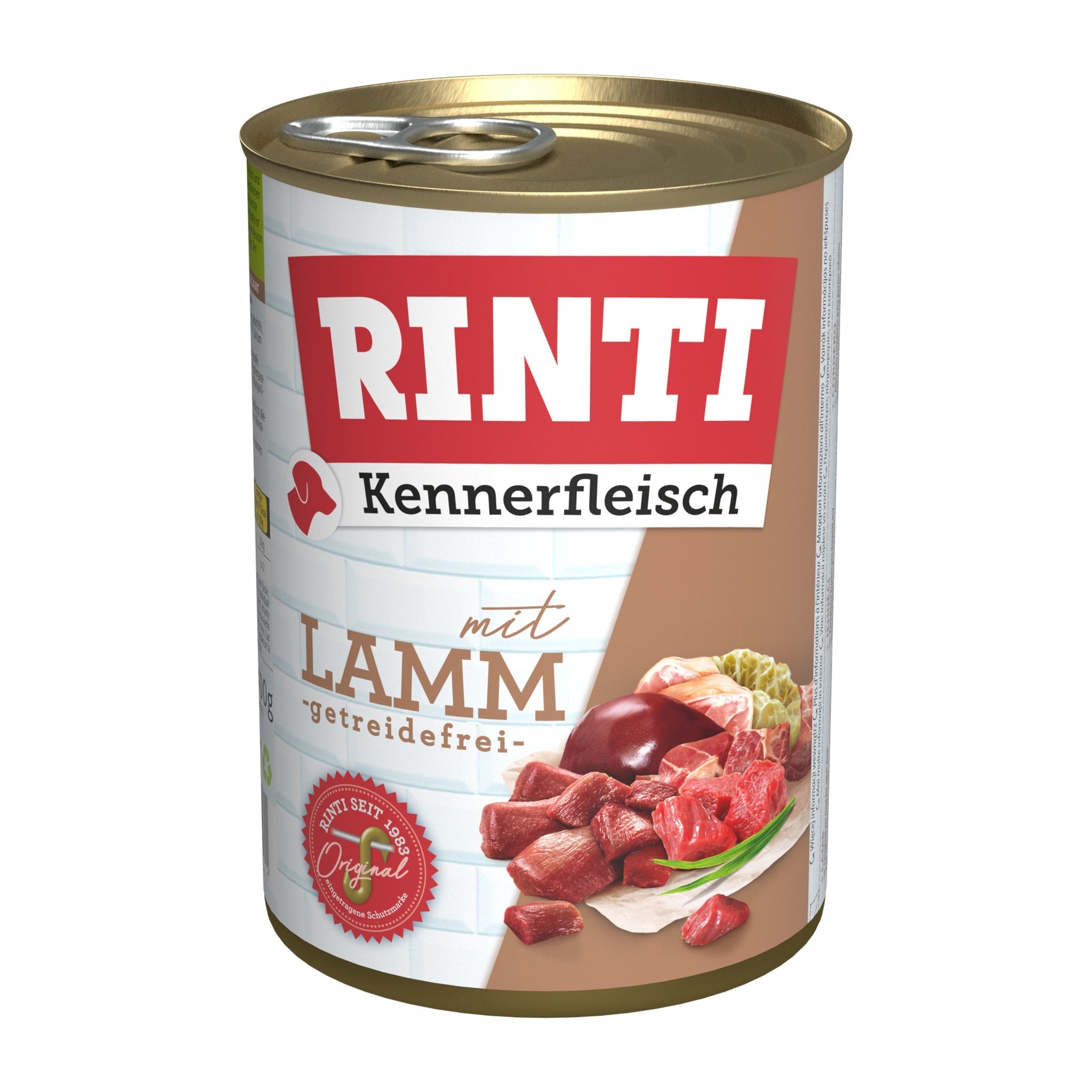 RINTI Kennerfleisch mit Lamm - Hunde Nassfutter - Woofshack