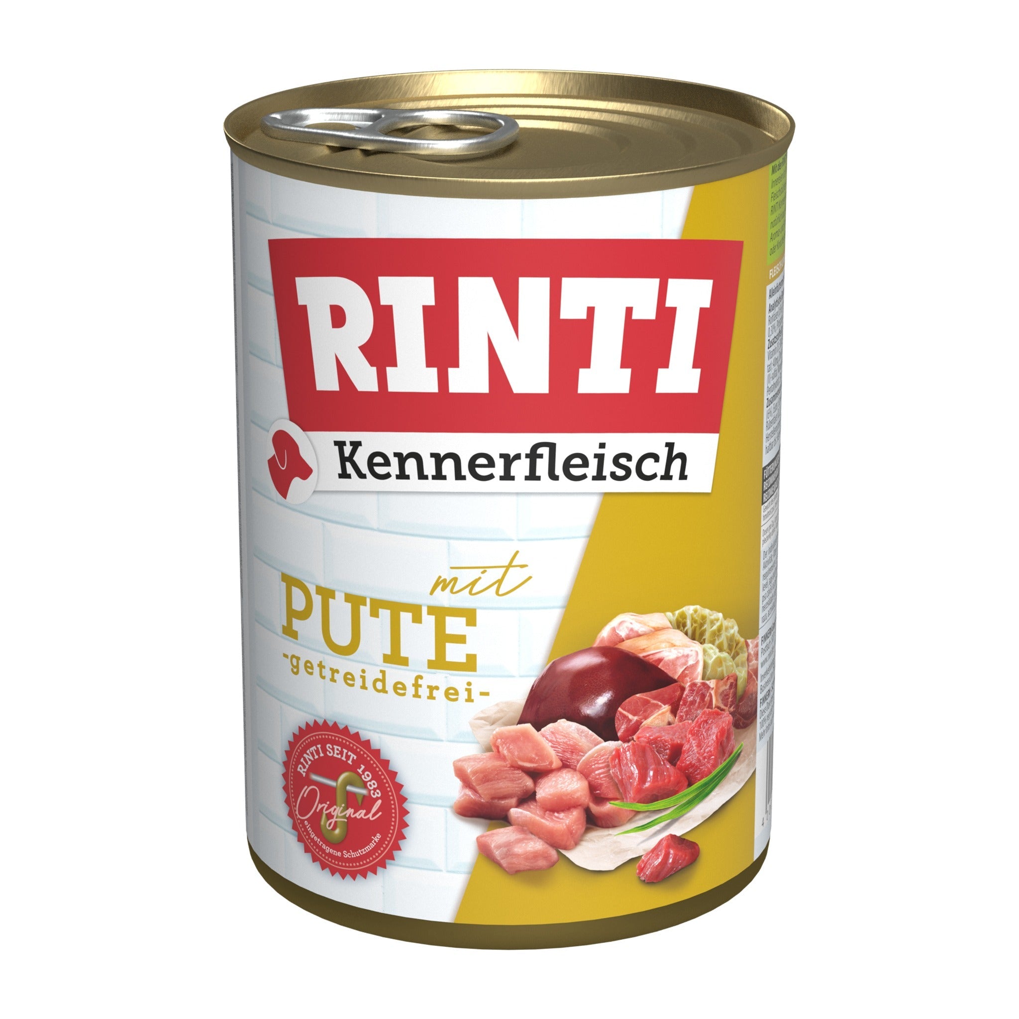 RINTI Kennerfleisch mit Pute - Hunde Nassfutter - Woofshack