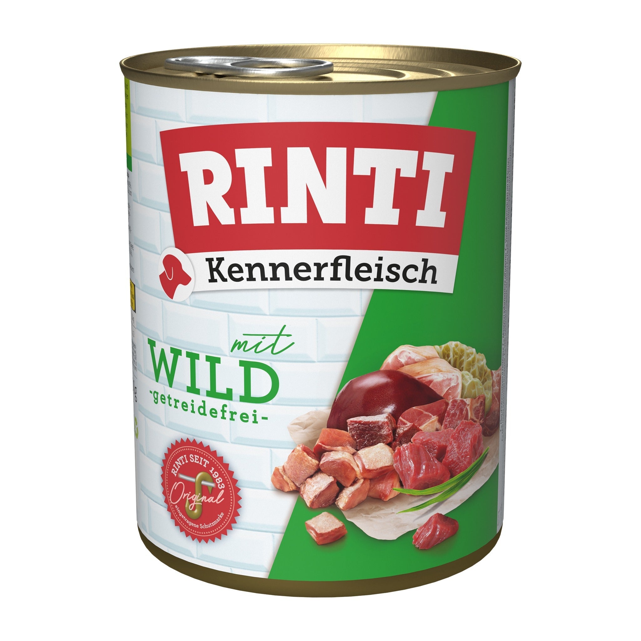 RINTI Kennerfleisch mit Wild - Hunde Nassfutter - Woofshack