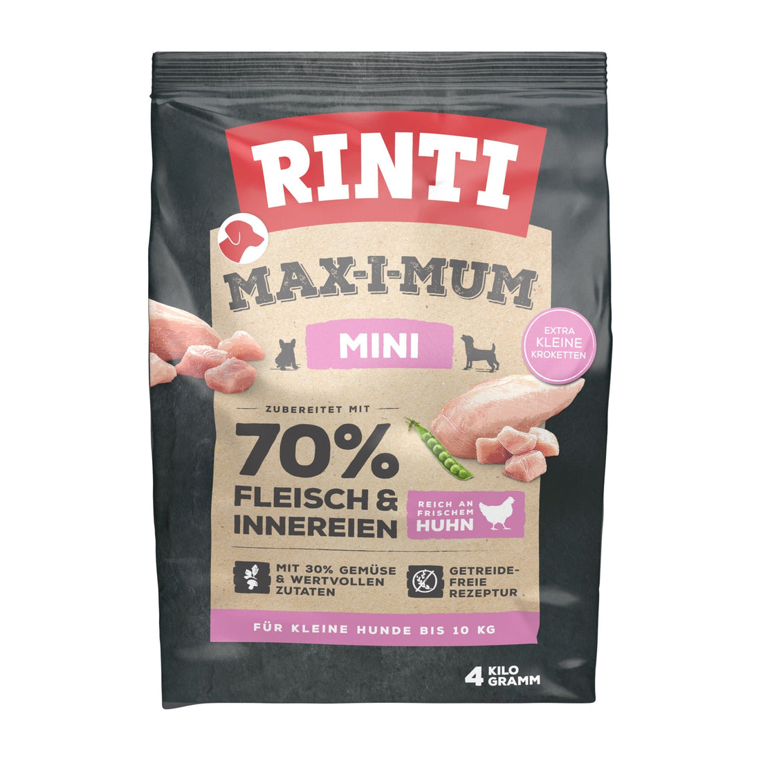 RINTI Max - i - Mum Adult Mini Hundetrockenfutter - Huhn - Woofshack