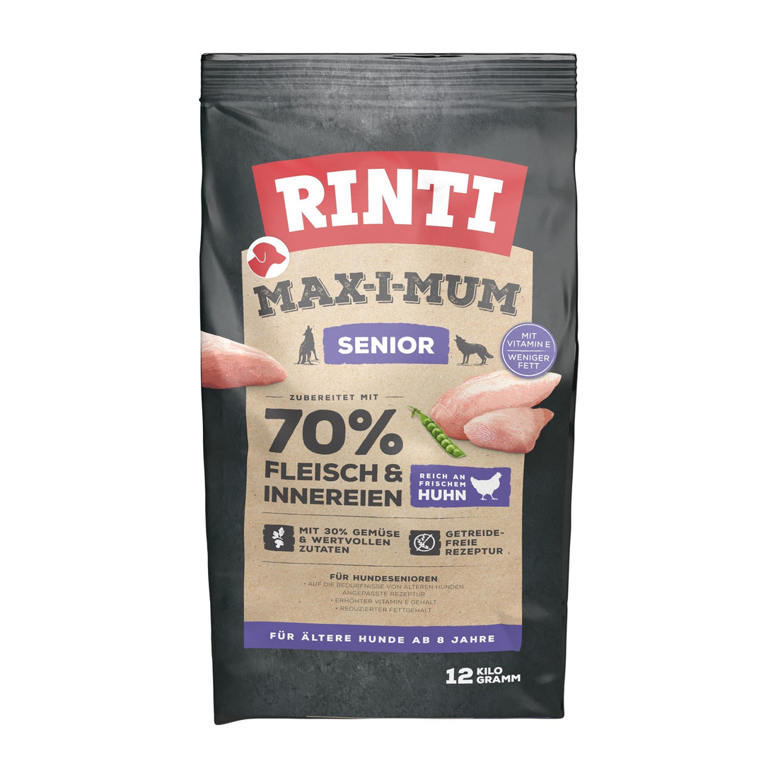 RINTI Max - i - Mum Senior Hundetrockenfutter - Huhn - Woofshack