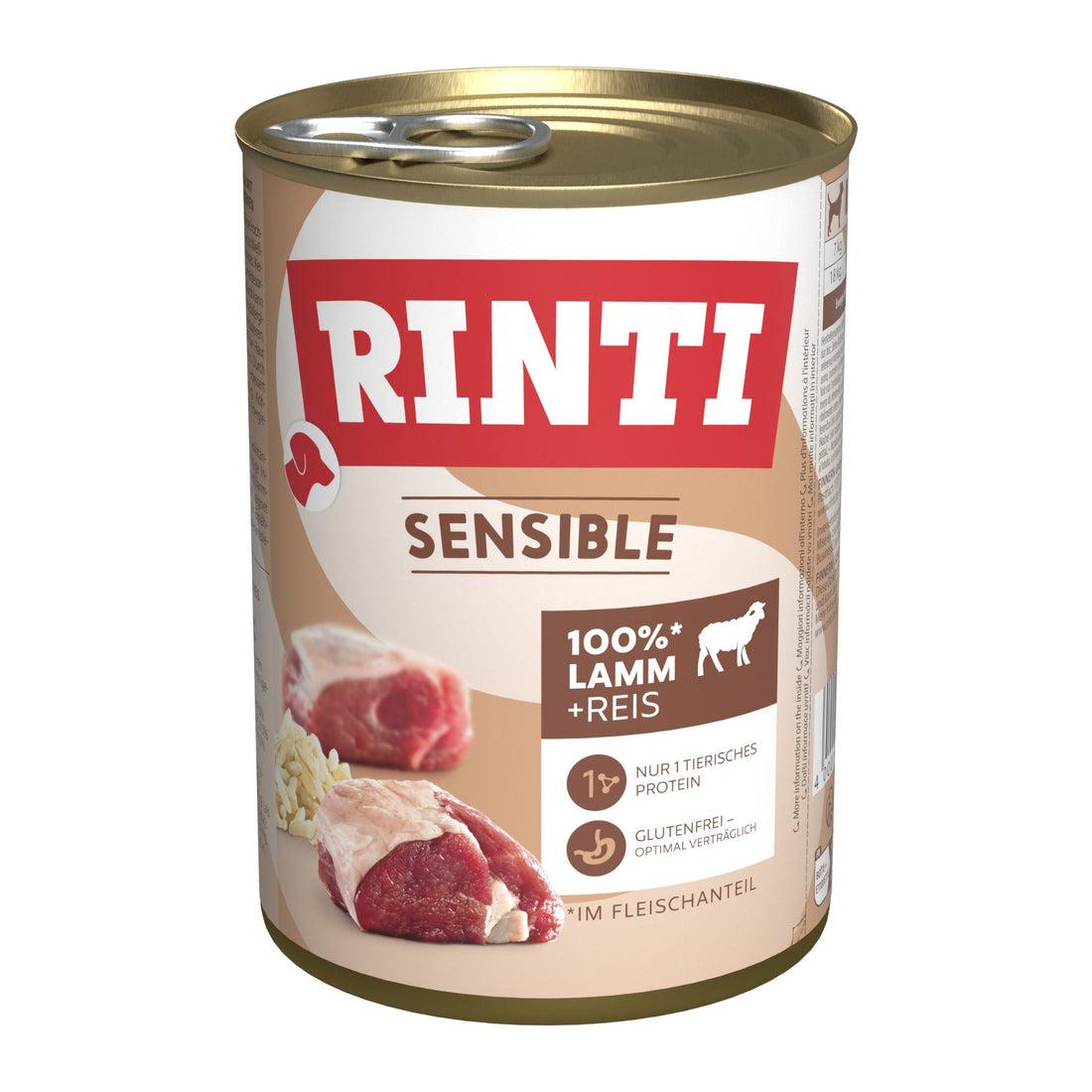 RINTI Sensible Lamm + Reis - Hunde Nassfutter - Woofshack