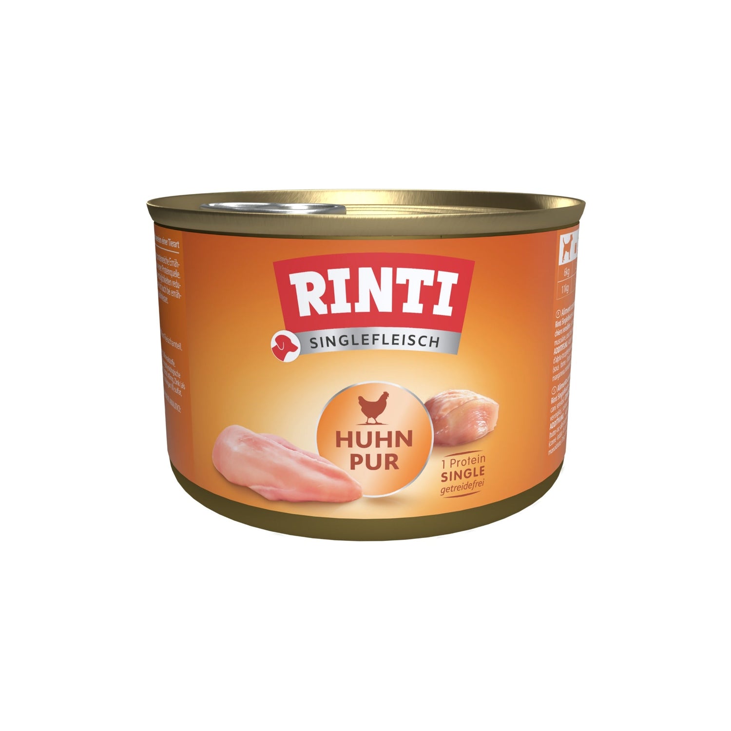 RINTI Singlefleisch Huhn Pur - Hunde Nassfutter - Woofshack