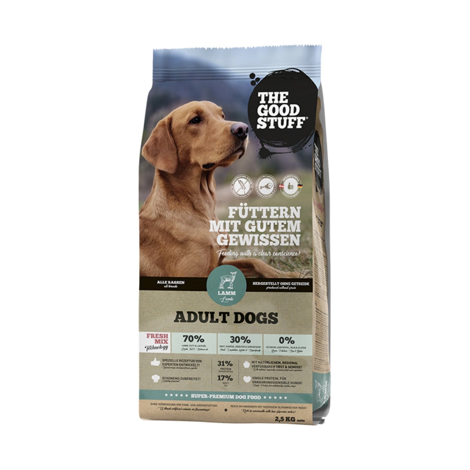 The Goodstuff Adult Dogs Trockenfutter, Lamm - Woofshack