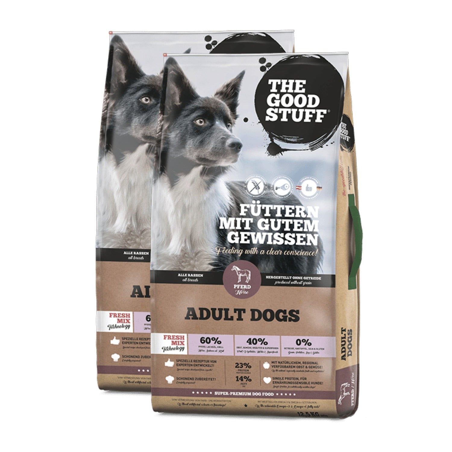 The Goodstuff Adult Dogs Trockenfutter, Pferd - Woofshack