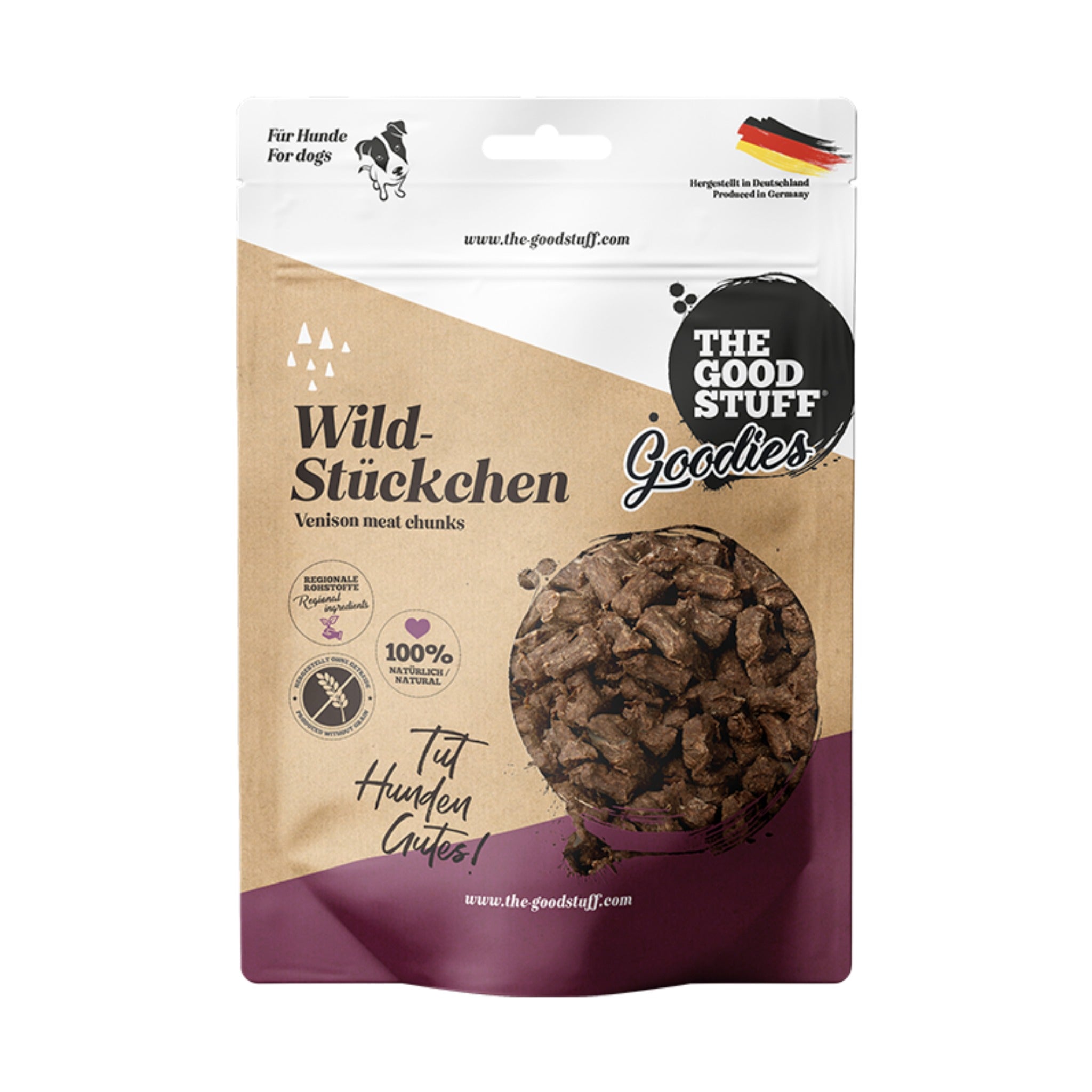 The Goodstuff Goodies Wild - Stückchen, Hundesnack - Woofshack