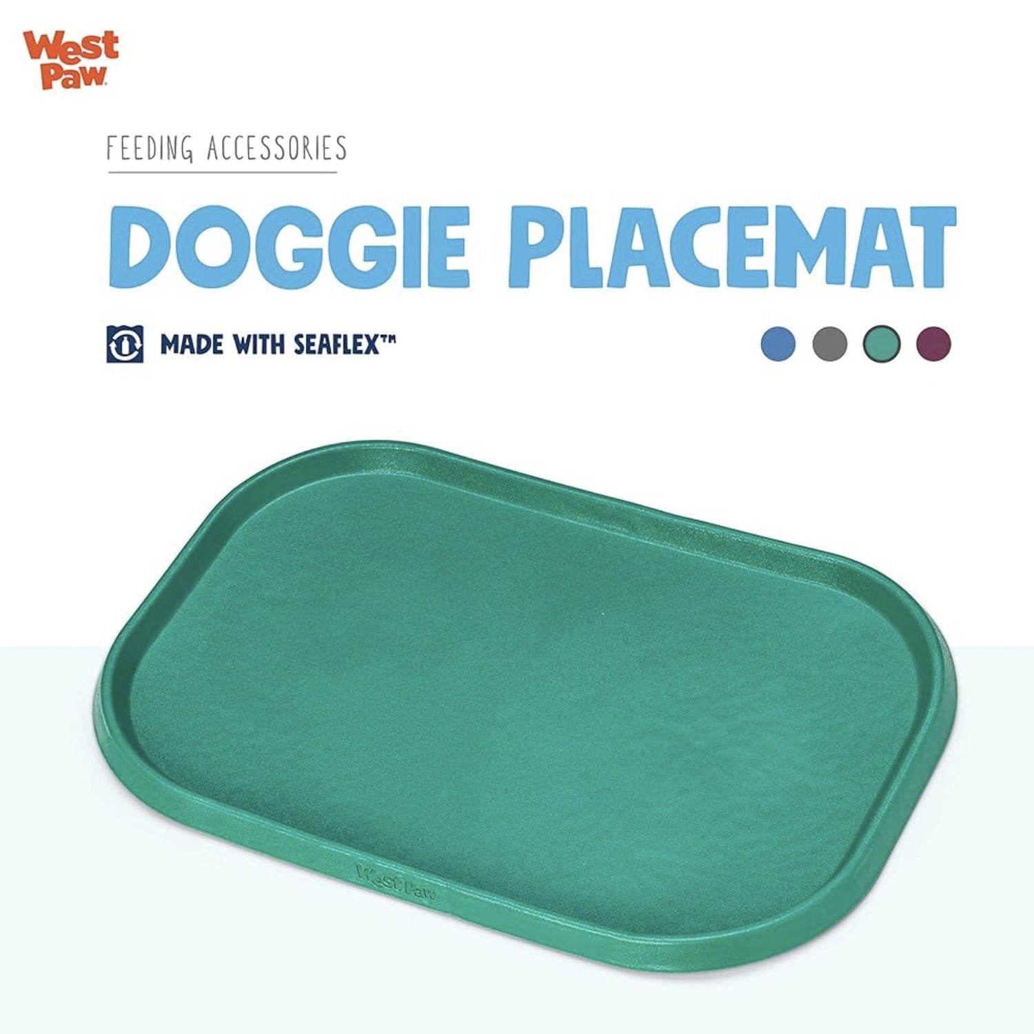 West Paw Seaflex Doggie Placemat, Napfunterlage - Woofshack