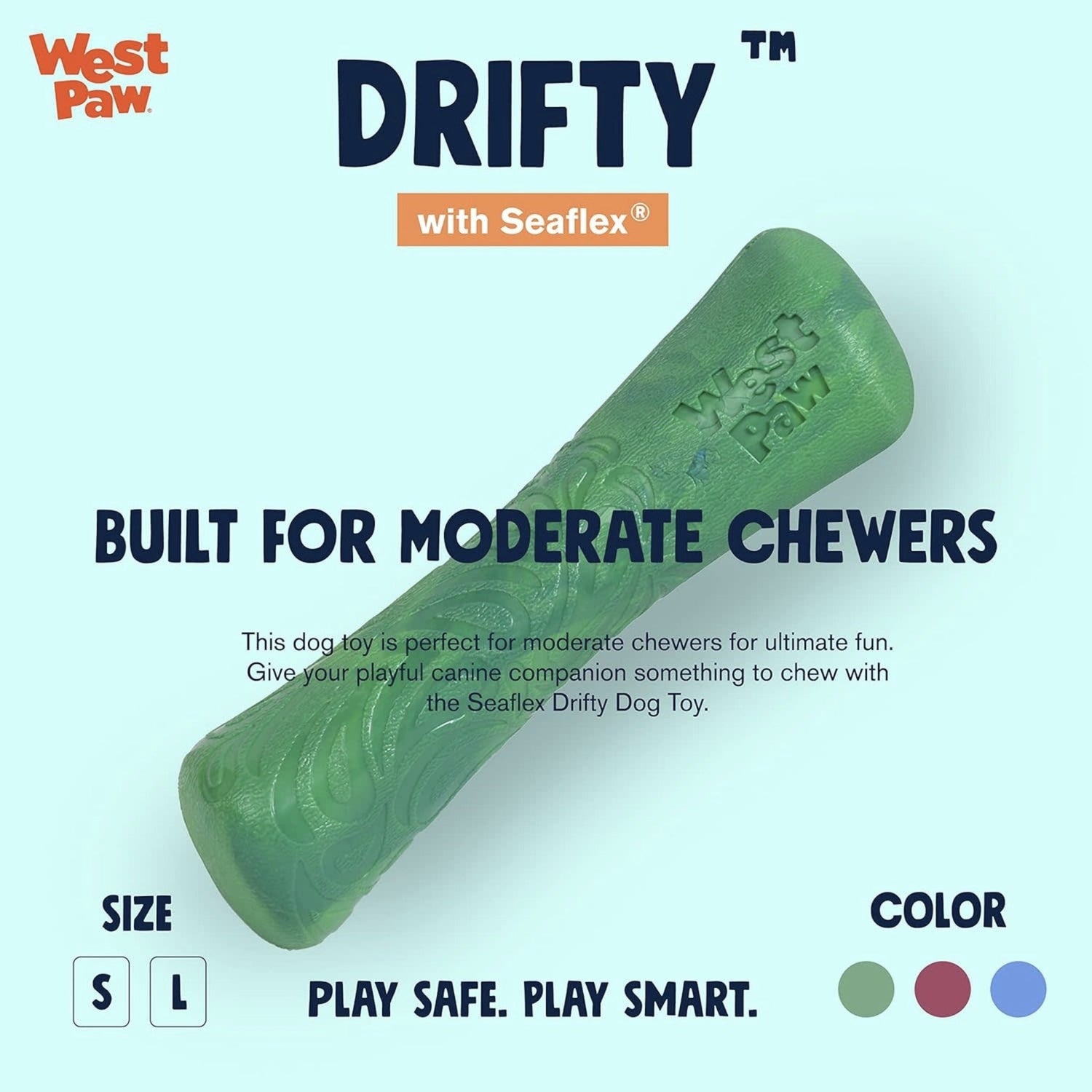 West Paw Seaflex Drifty, Hundespielzeug - Woofshack