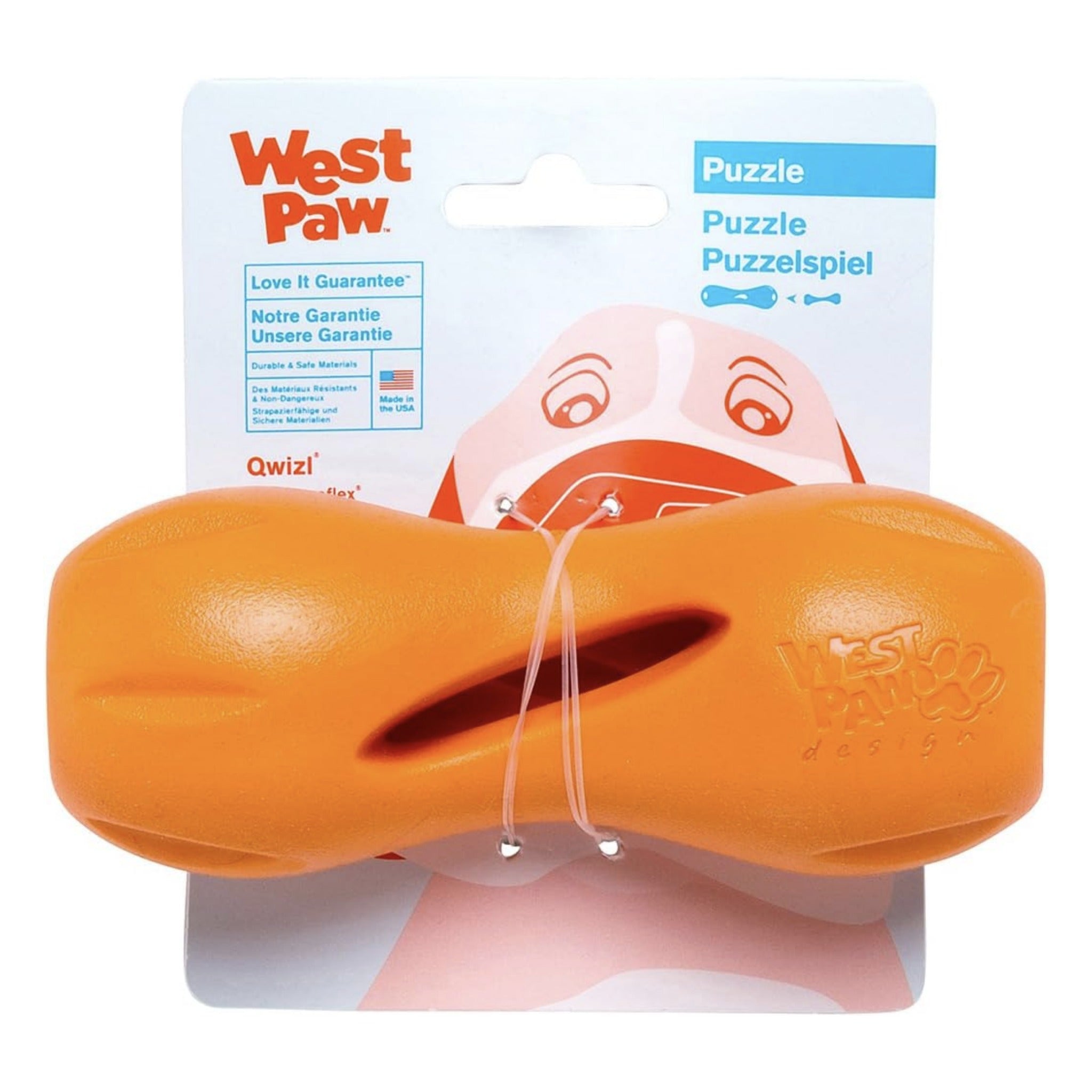 West Paw Zogoflex Qwizl, Hundespielzeug - Woofshack