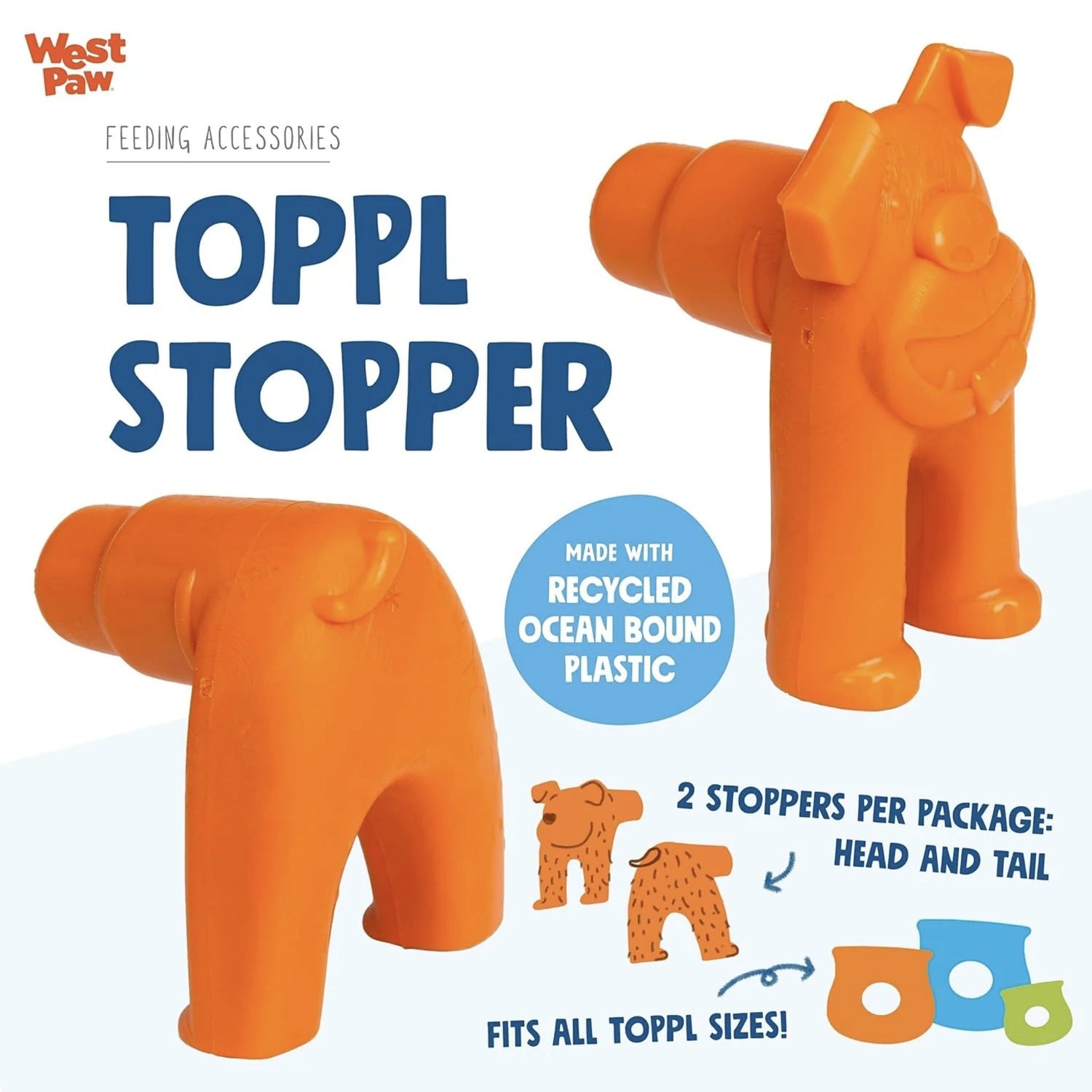 West Paw Zogoflex Toppl Stopper, Hundespielzeug - Woofshack