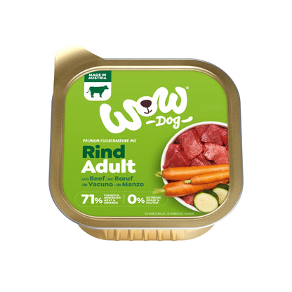 WOW - Adult Hundenassfutter - 11 Schalen Multipack - Woofshack