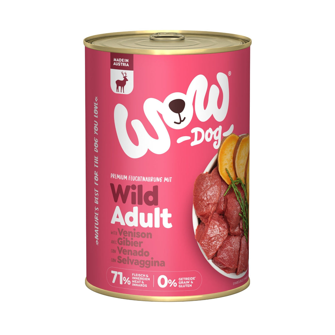 WOW Adult Hundenassfutter - 6 Dosen Multipack - Woofshack