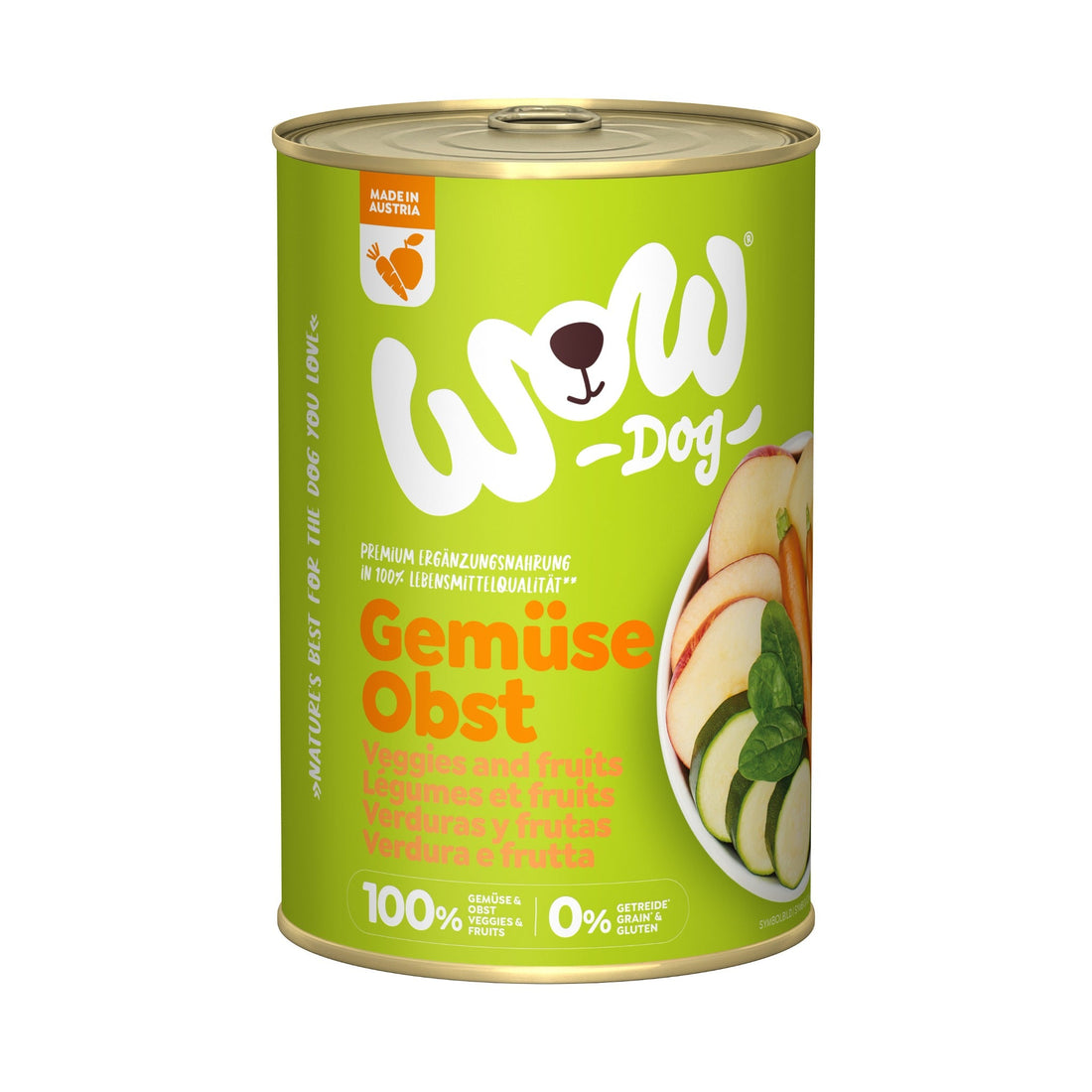 WOW Hundefutter 100% Gemüse &amp; Obst Pur - Woofshack