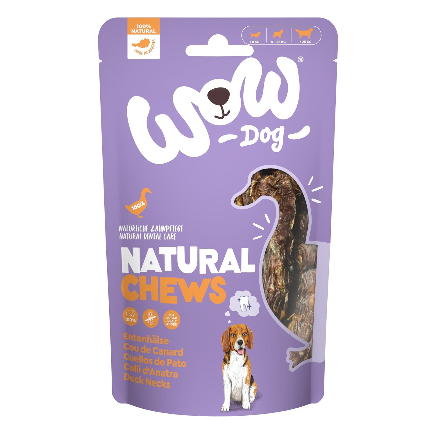 WOW Natural Chews Entenhälse - Hundesnack - Woofshack