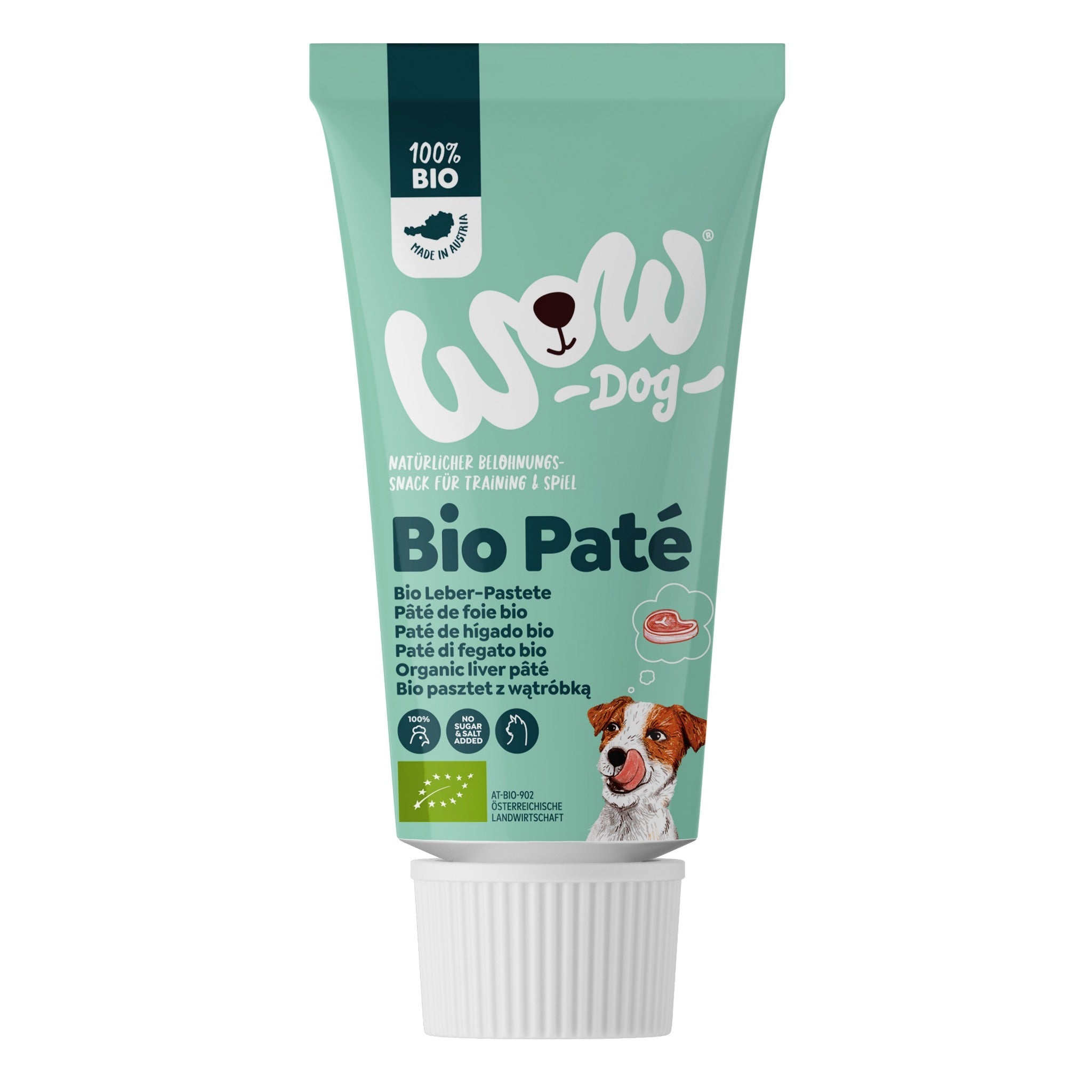 WOW Tube 100% Bio Leberpastete - Hundesnack - Woofshack